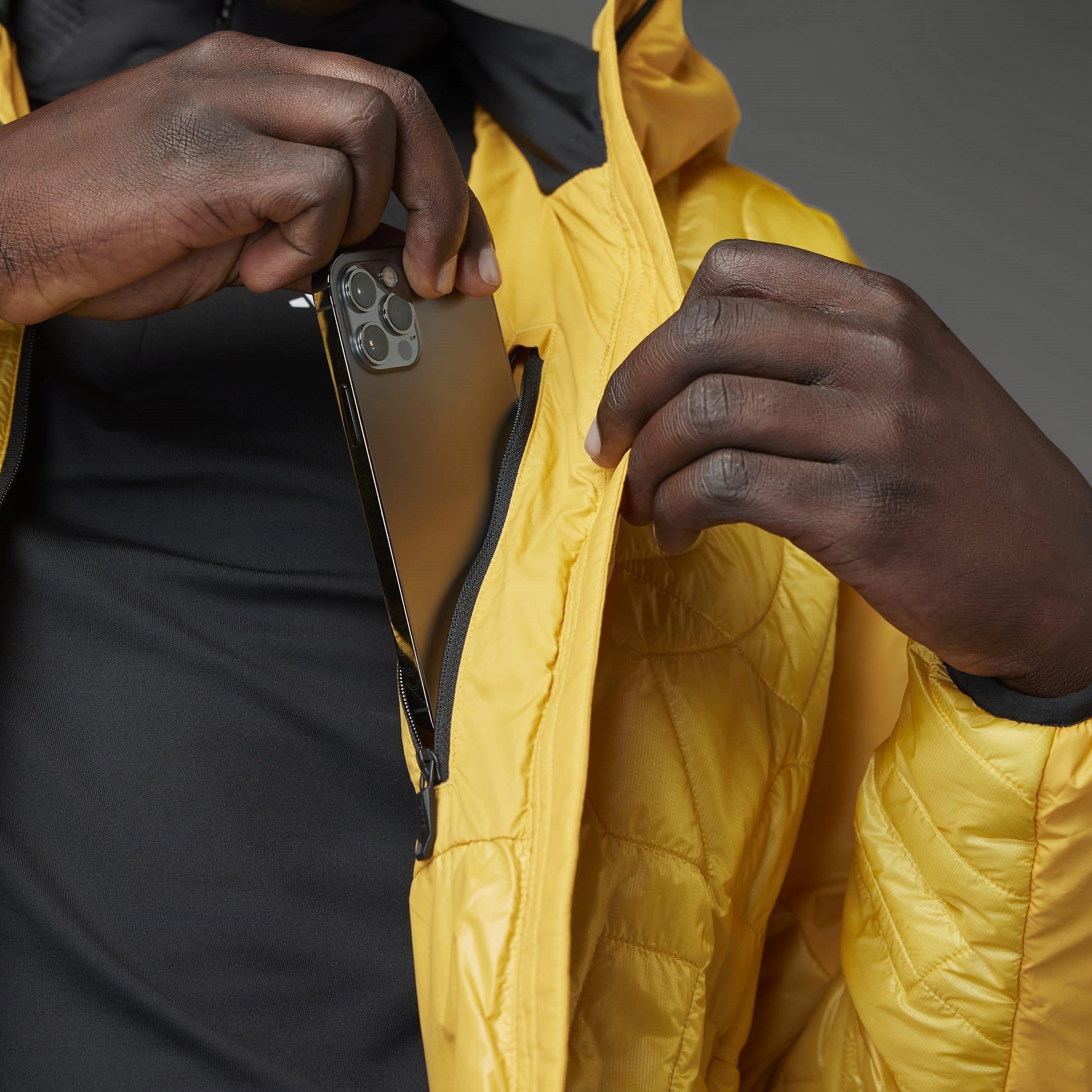 Geel - adidas - Terrex Xperior Varilite Hybrid Primaloft Softshell Jacket Mens - 13