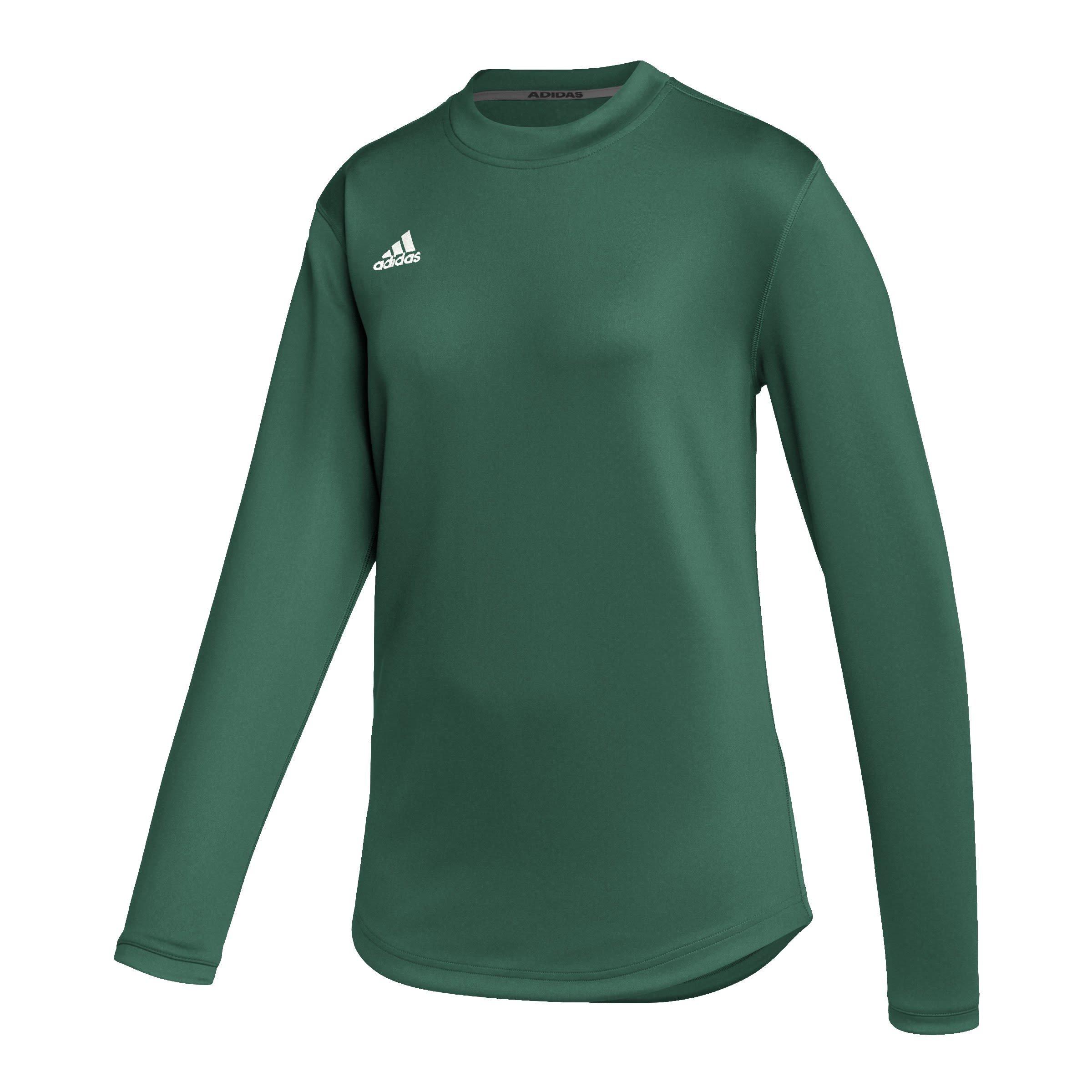 Green - adidas - Women's Fleece Weather-Resistant Softshell Jacket - 1