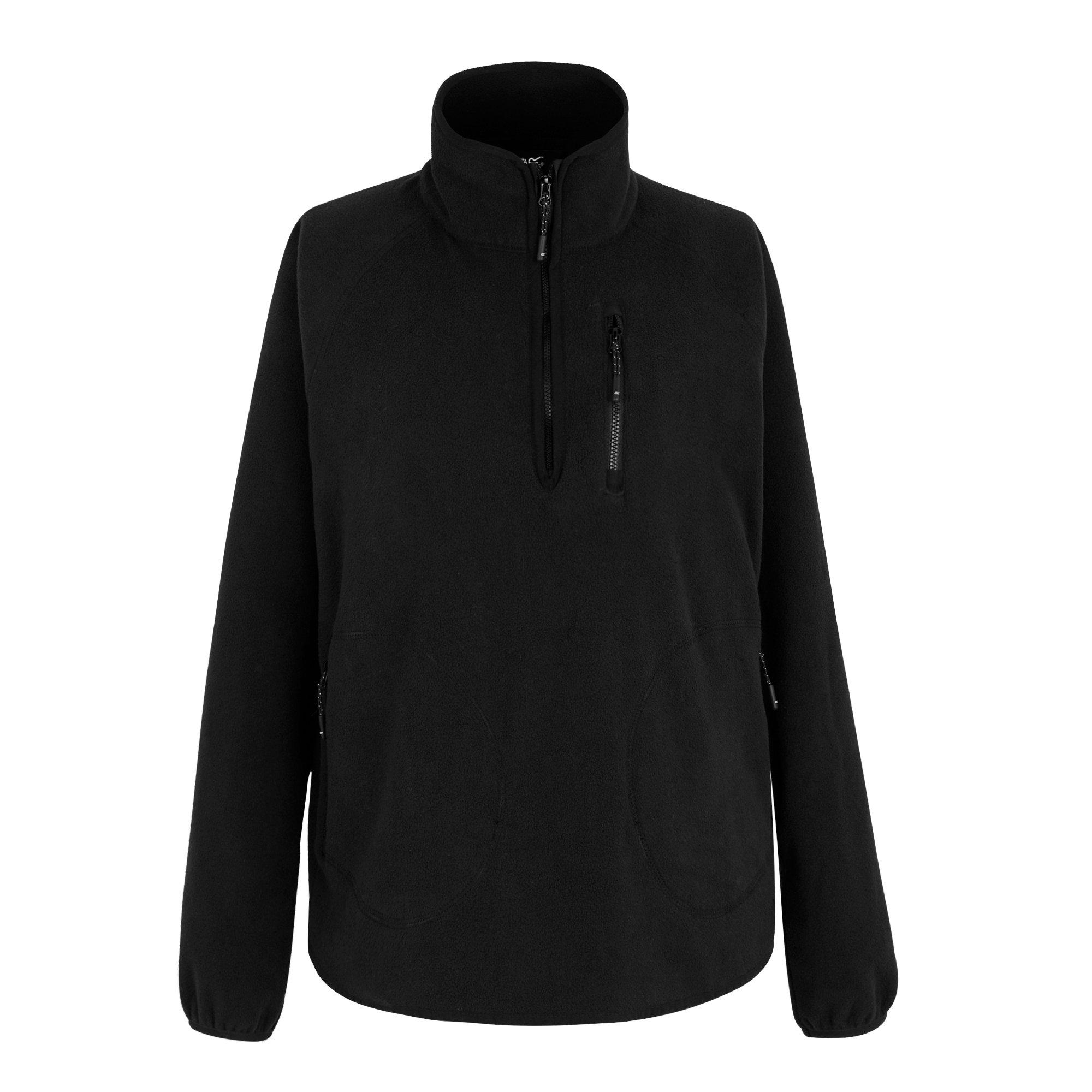 Black - Regatta - Frankie quarter Zip Fleece - 10