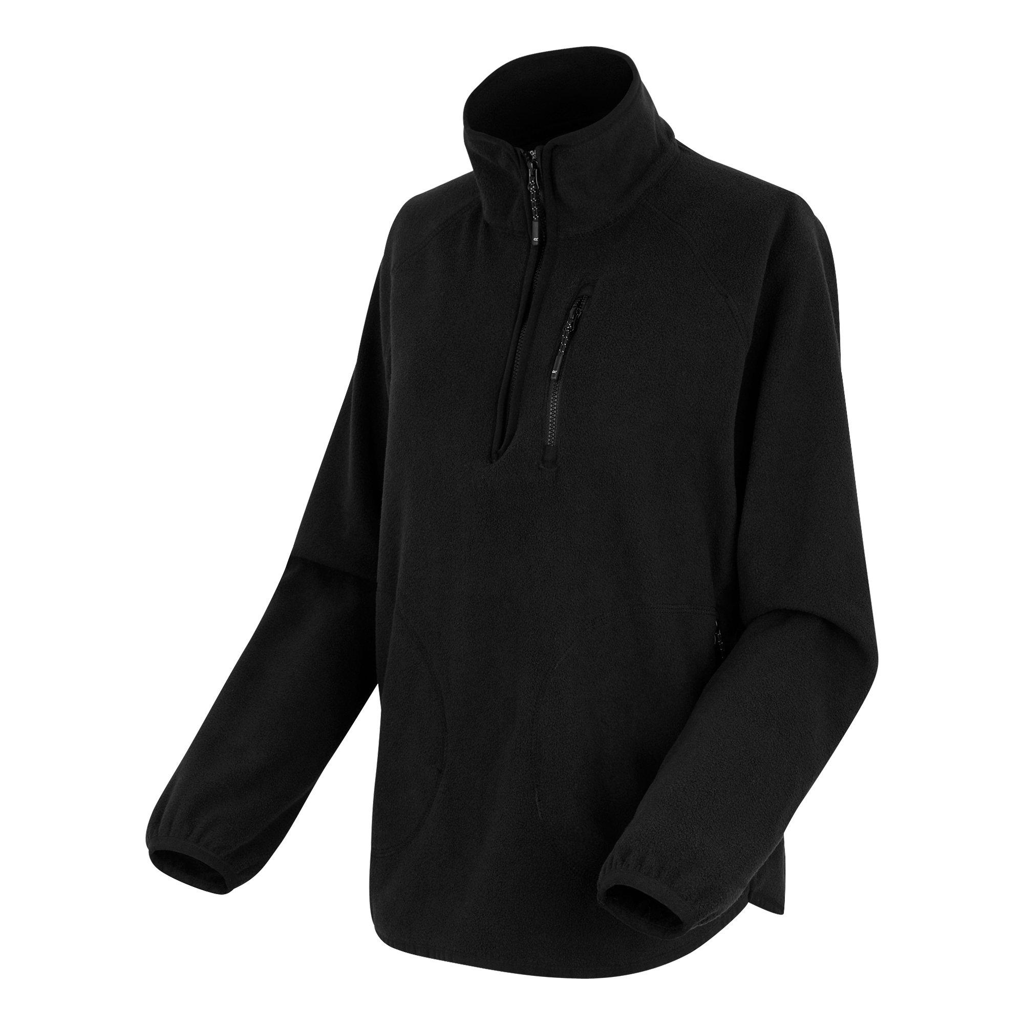 Black - Regatta - Frankie quarter Zip Fleece - 12