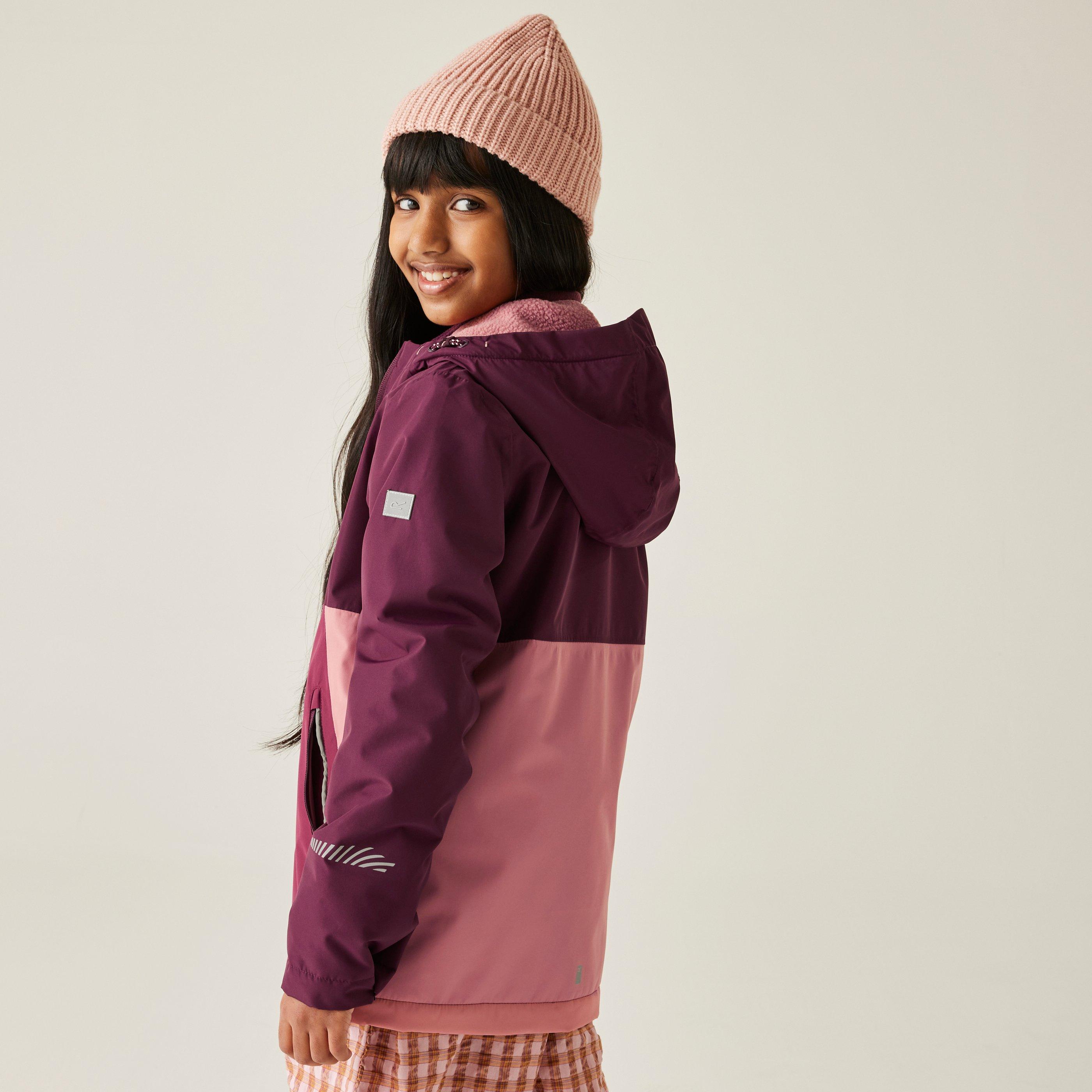 Black/Pmsp - Regatta - Kids Hillain Waterproof Jacket - 4