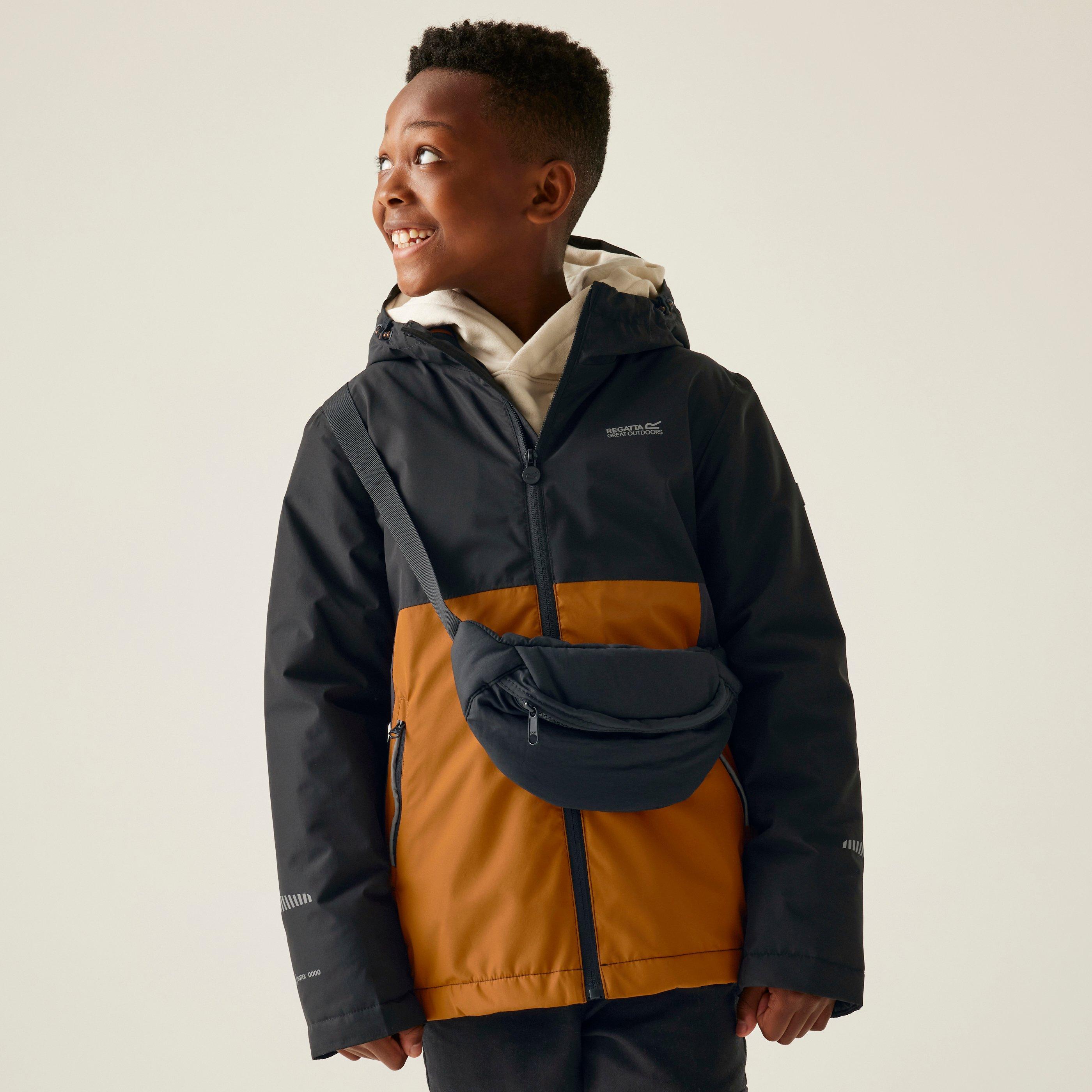 Fig - Regatta - Unisex Kids Hillain Warm Lined Isotex Reflective Waterproof Jacket - 2