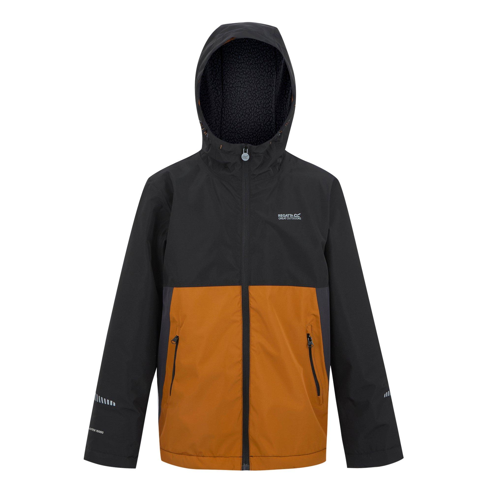 Fig - Regatta - Unisex Kids Hillain Warm Lined Isotex Reflective Waterproof Jacket - 10