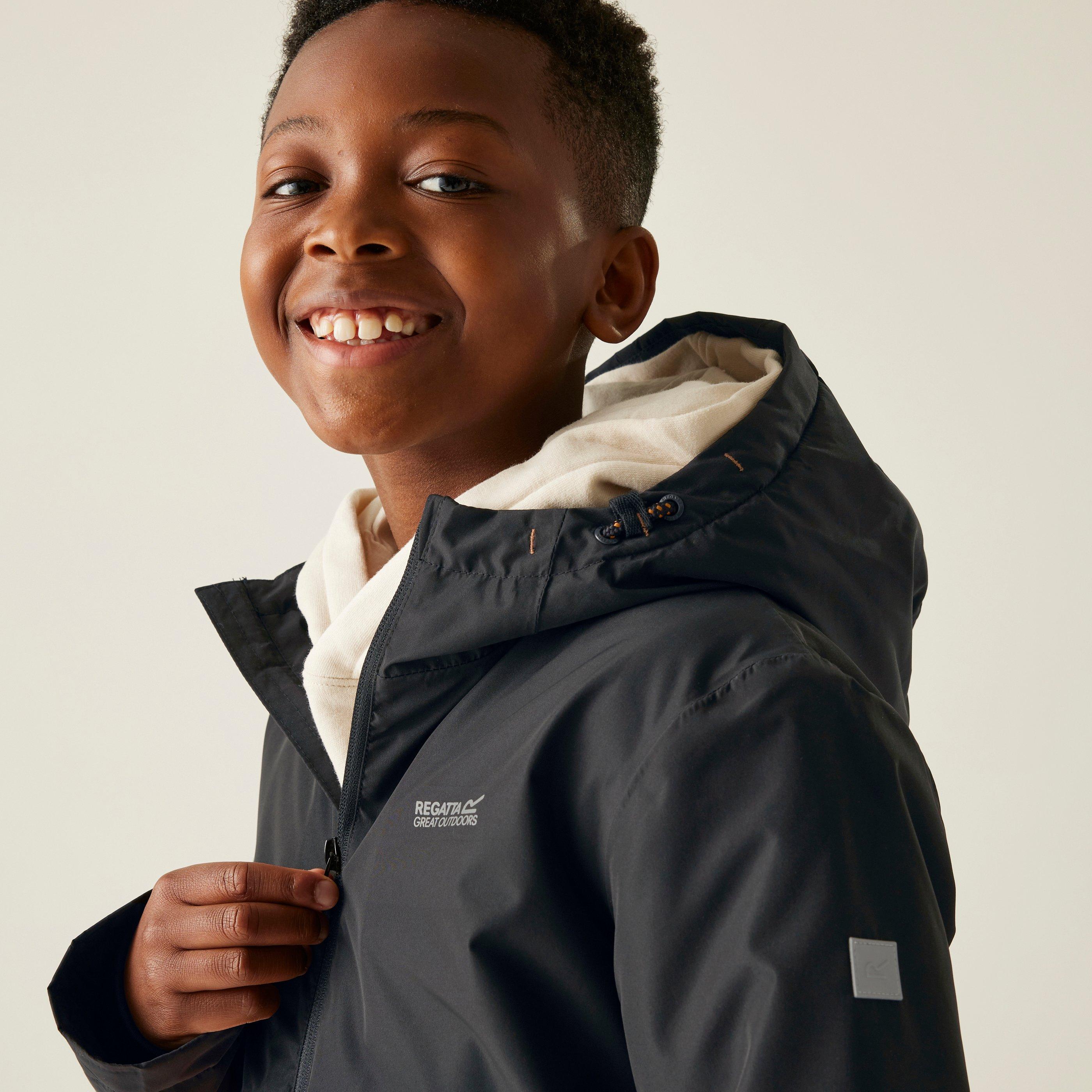 Fig - Regatta - Unisex Kids Hillain Warm Lined Isotex Reflective Waterproof Jacket - 3