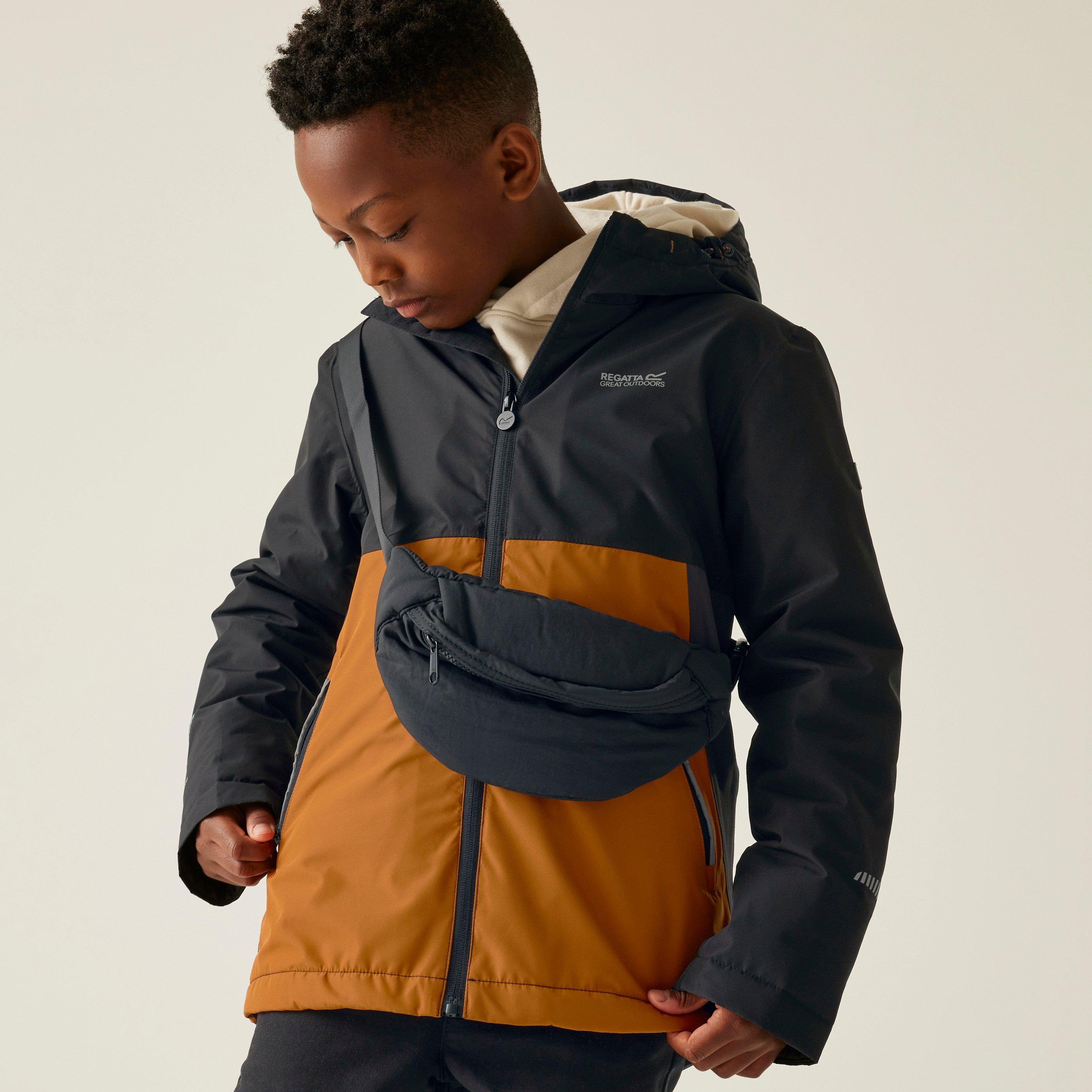 Fig - Regatta - Unisex Kids Hillain Warm Lined Isotex Reflective Waterproof Jacket - 4