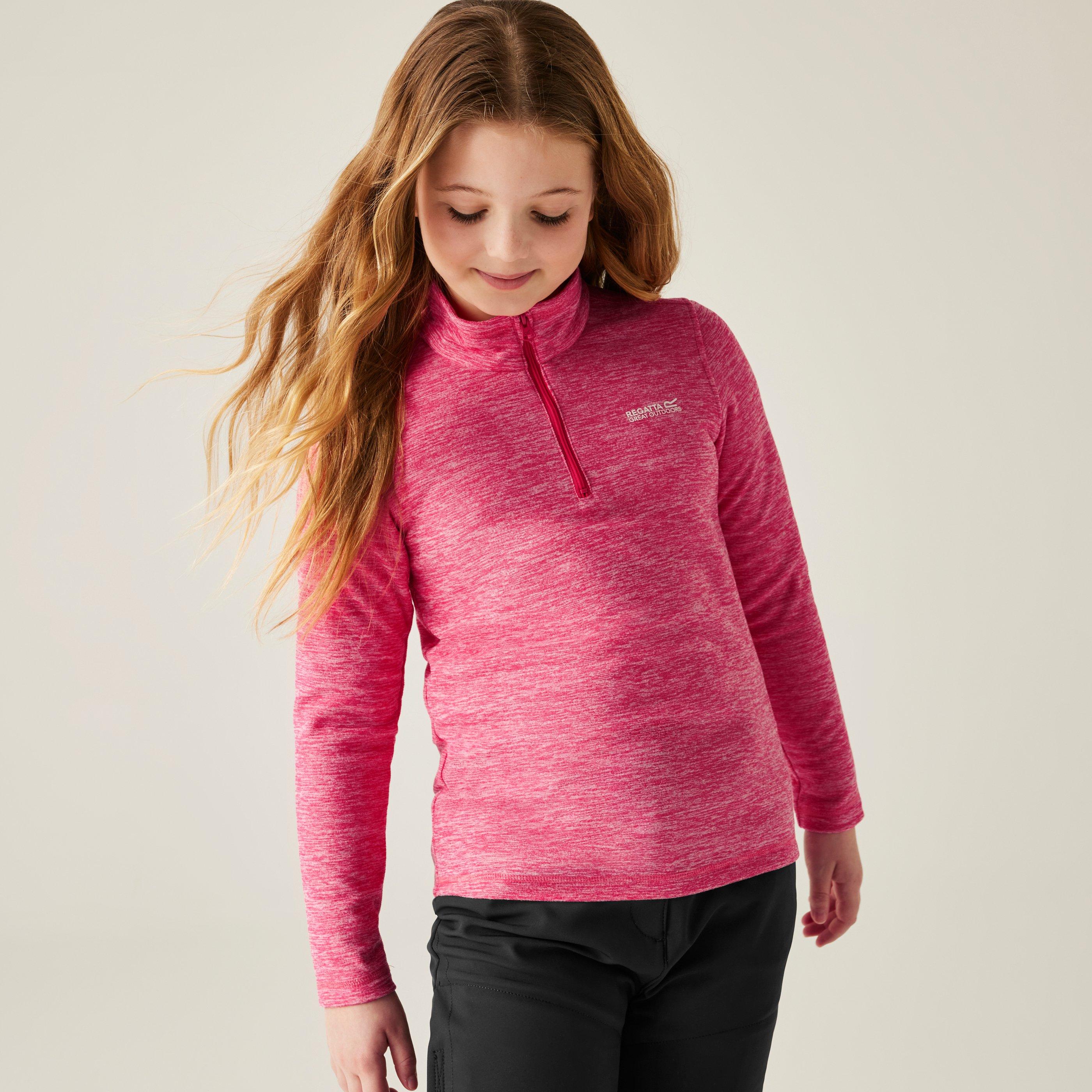 Pop - Regatta - Kids HotShot Quarter-Zip Fleece - 4