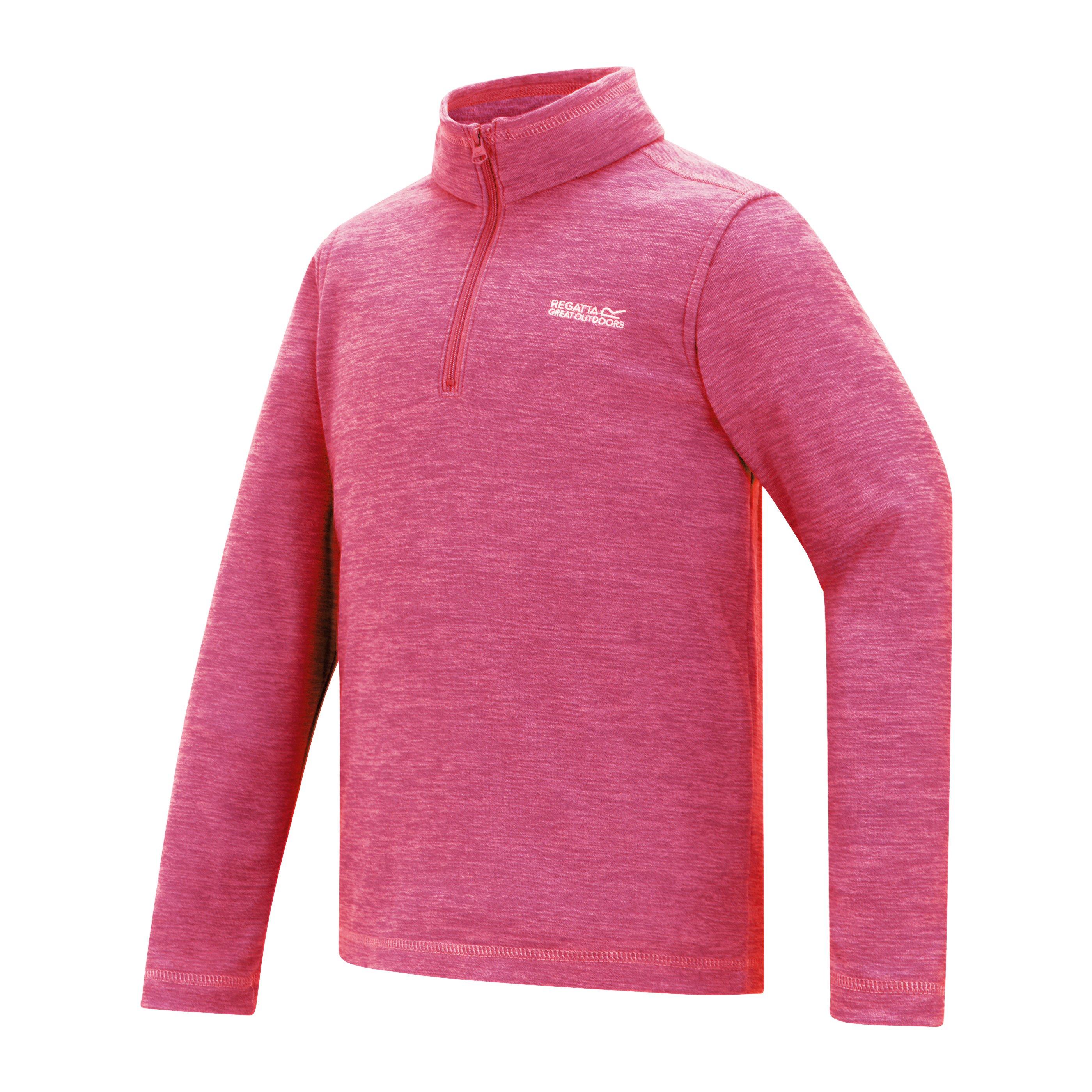 Pop - Regatta - Kids HotShot Quarter-Zip Fleece - 7