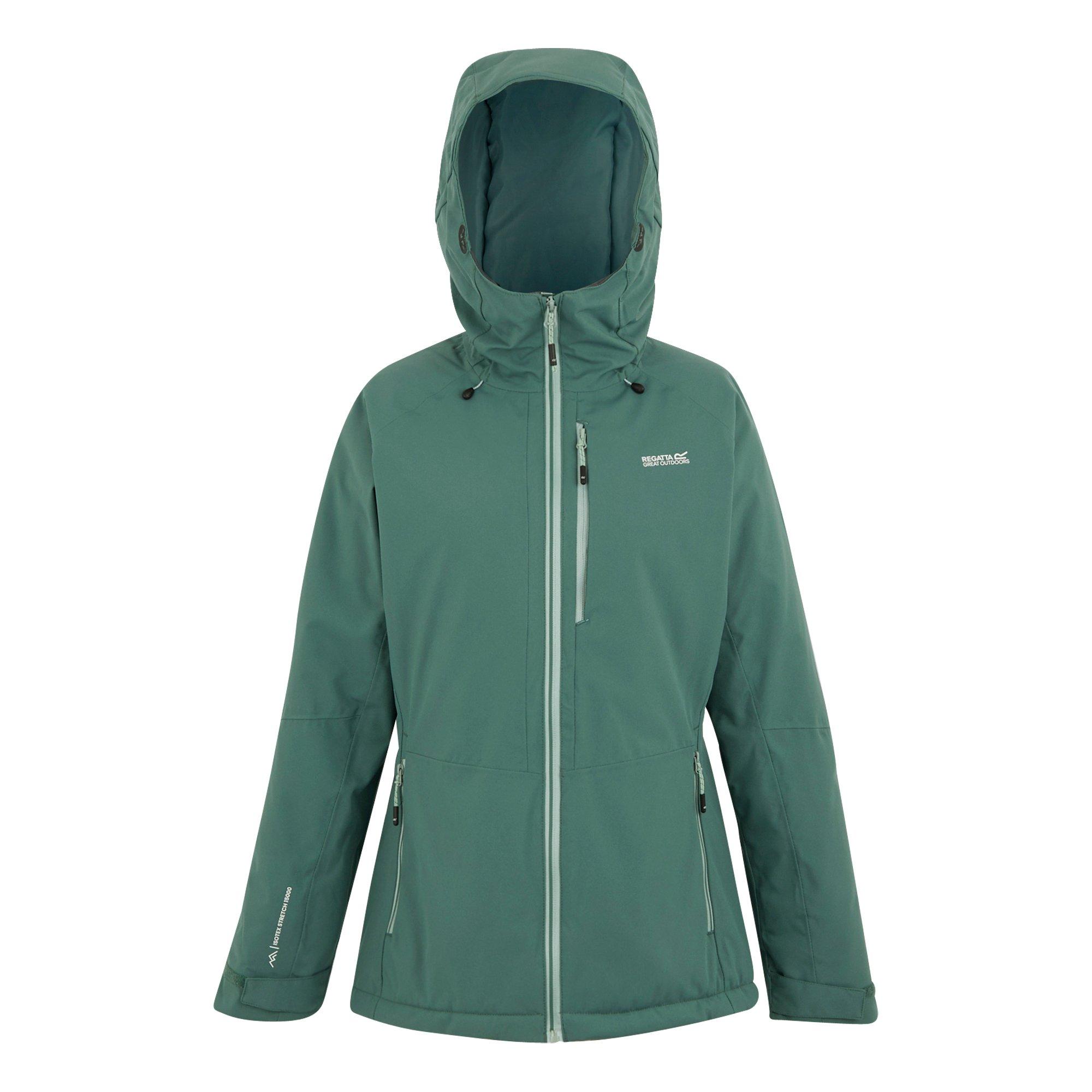 Spruce Green - Regatta - Highton Stretch Insulated Long Sleeve Waterproof Jacket - 10