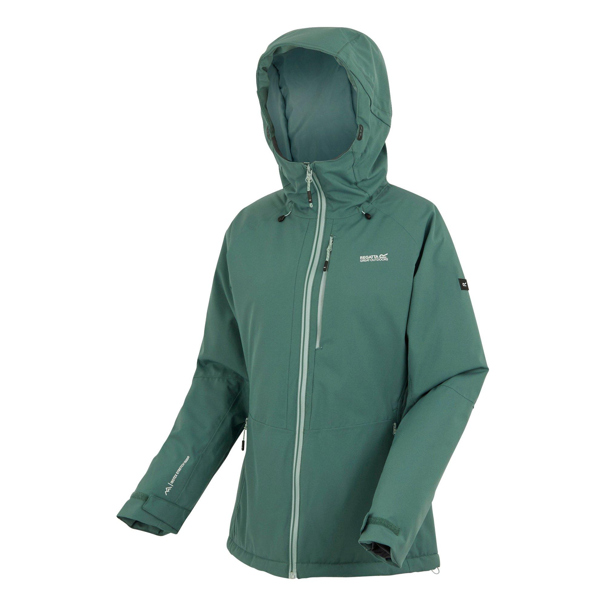 Spruce Green - Regatta - Highton Stretch Insulated Long Sleeve Waterproof Jacket - 12