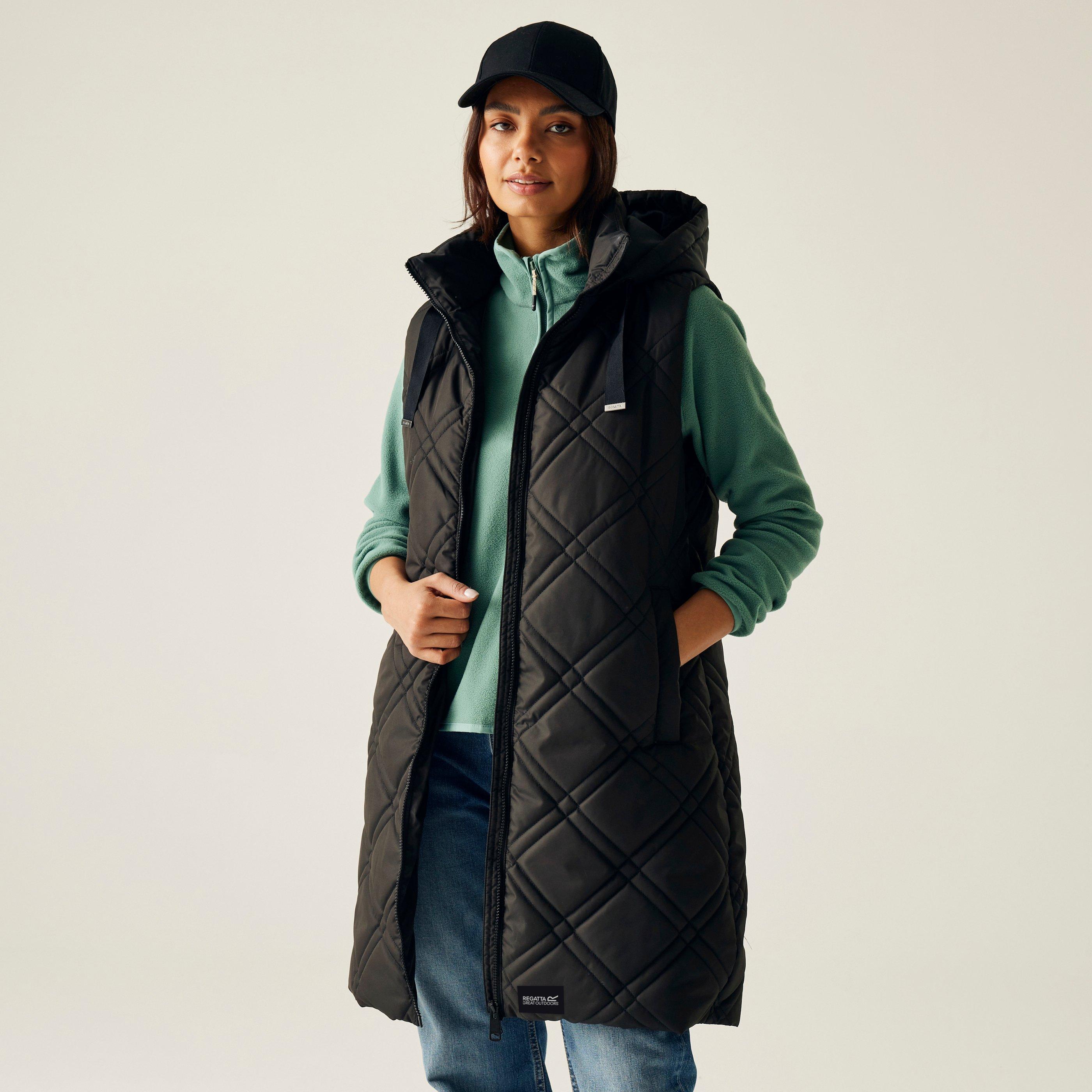 Black - Regatta - Womens Rurietta Water-Repellent Hooded Gilet - 1