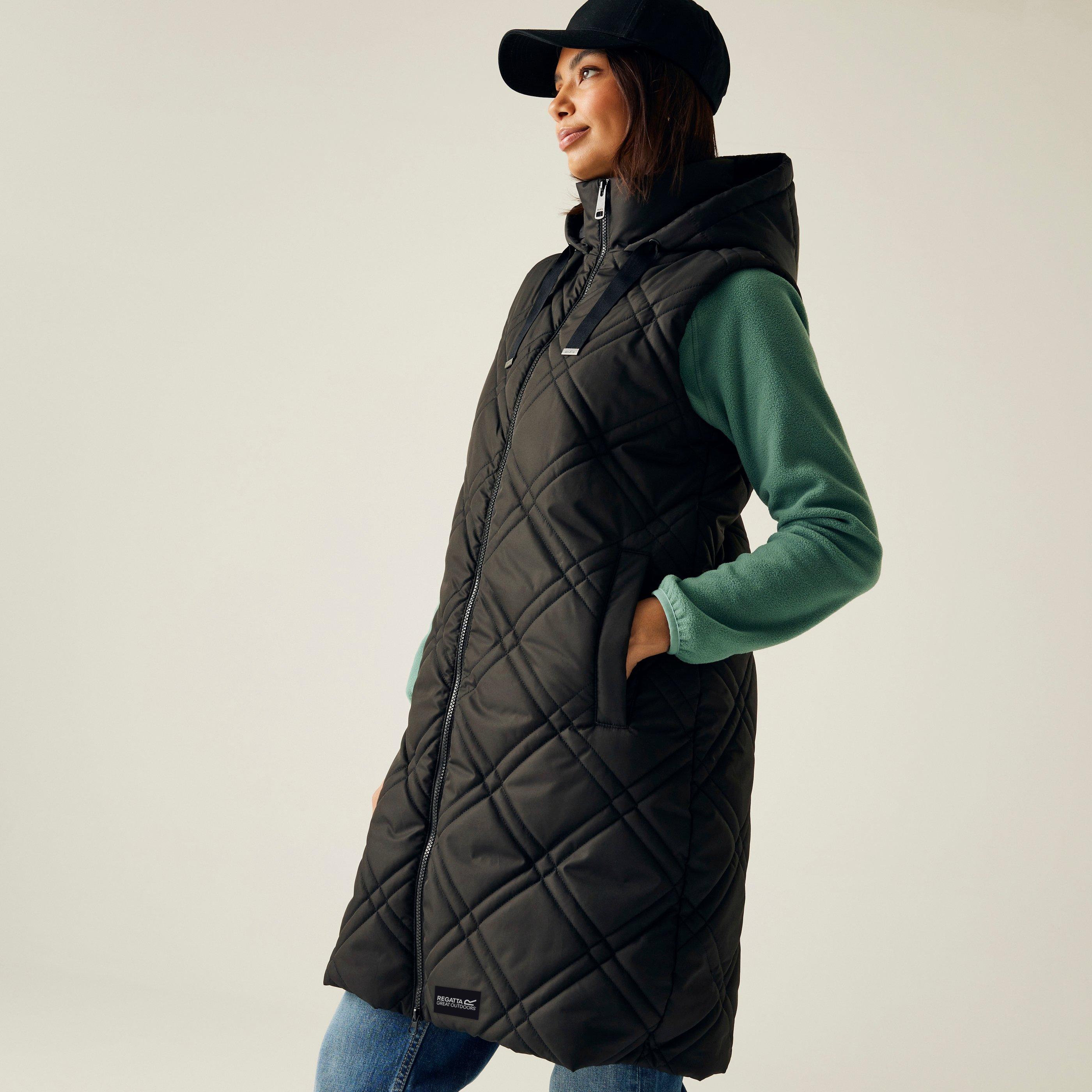 Schwarz - Regatta - Rurietta Water-Repellent Hooded Gilet - 7