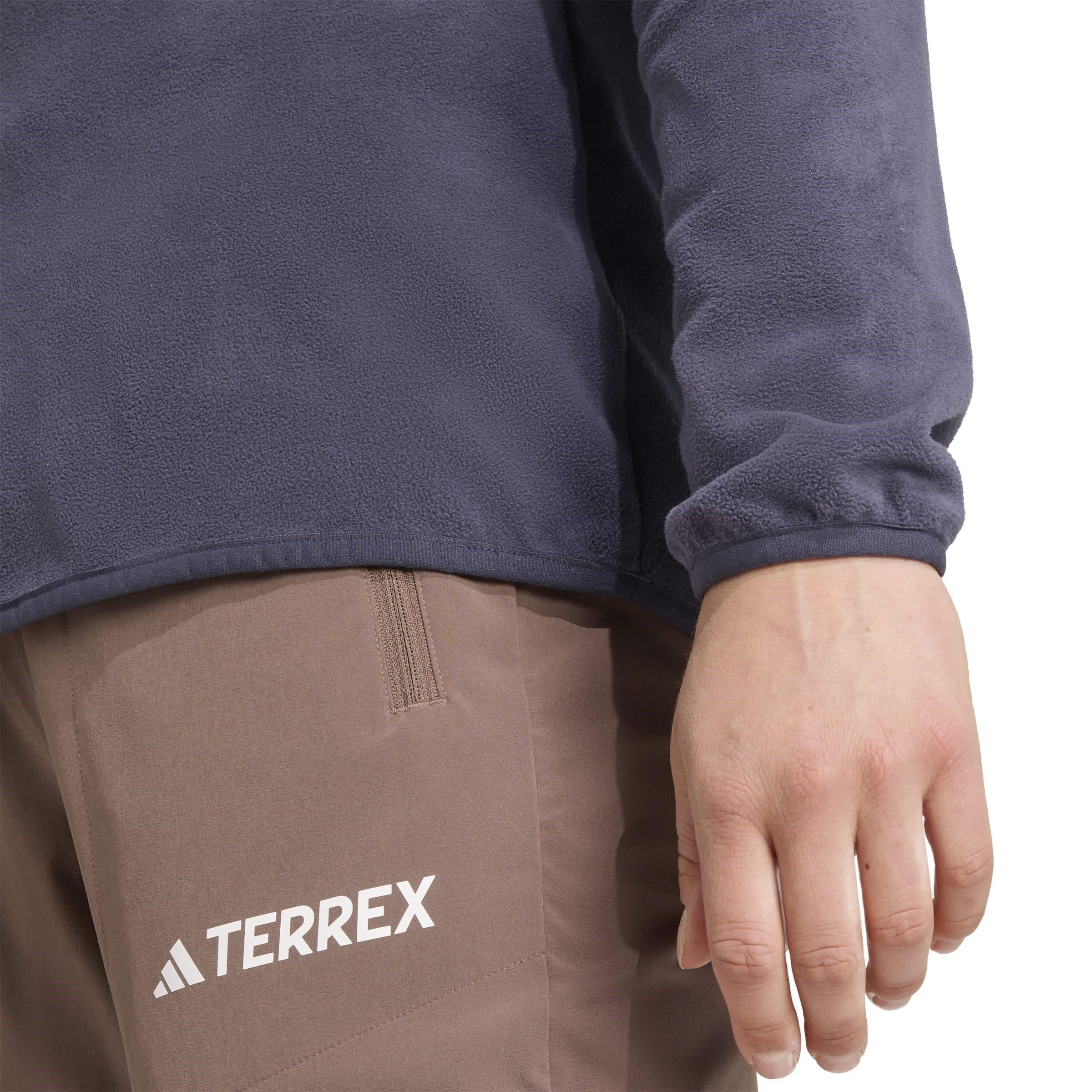 Shadow Navy - adidas - Multi Essentials half Zip Fleece Jacket Womens - 6