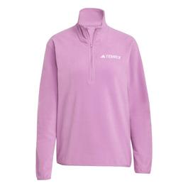 adidas Multi Essentials half Zip Fleece Jacket Womens