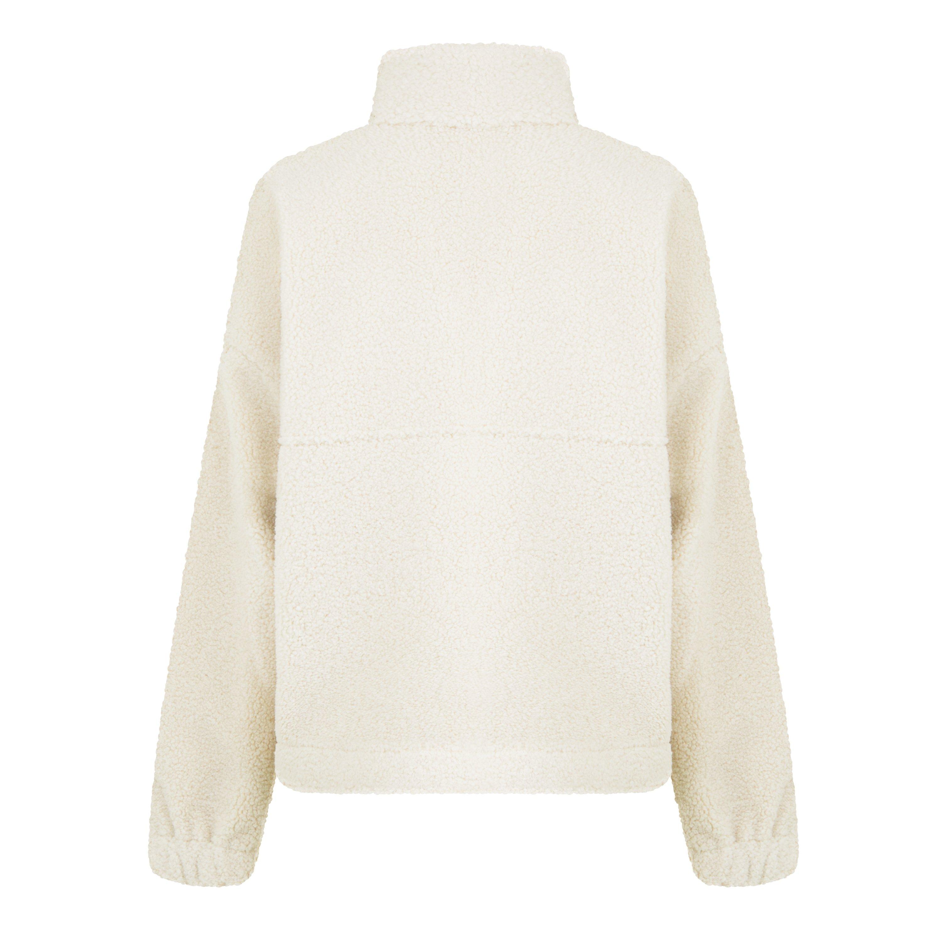 Cream - USA Pro - USAPro Borg Funnel Quarter-Zip Fleece - 7