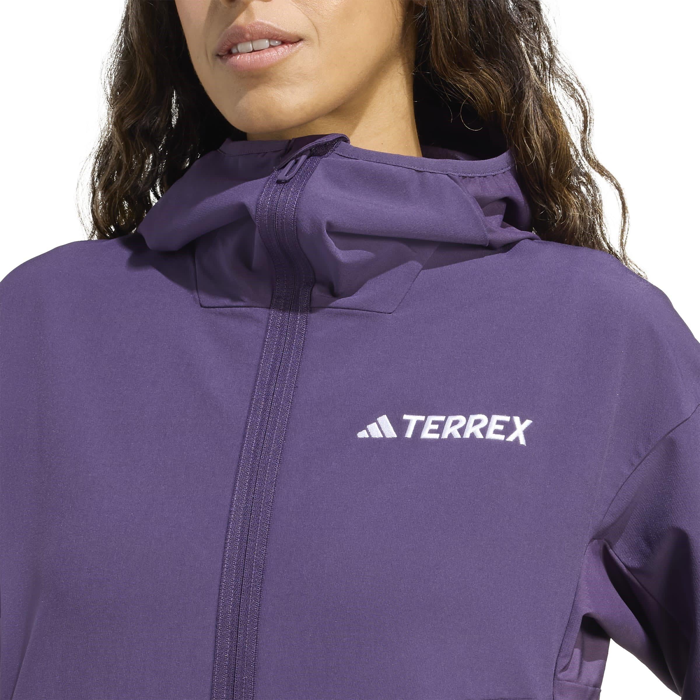 Pflaume - adidas - Terrex Multi Hiking Softshell Jacket - 4