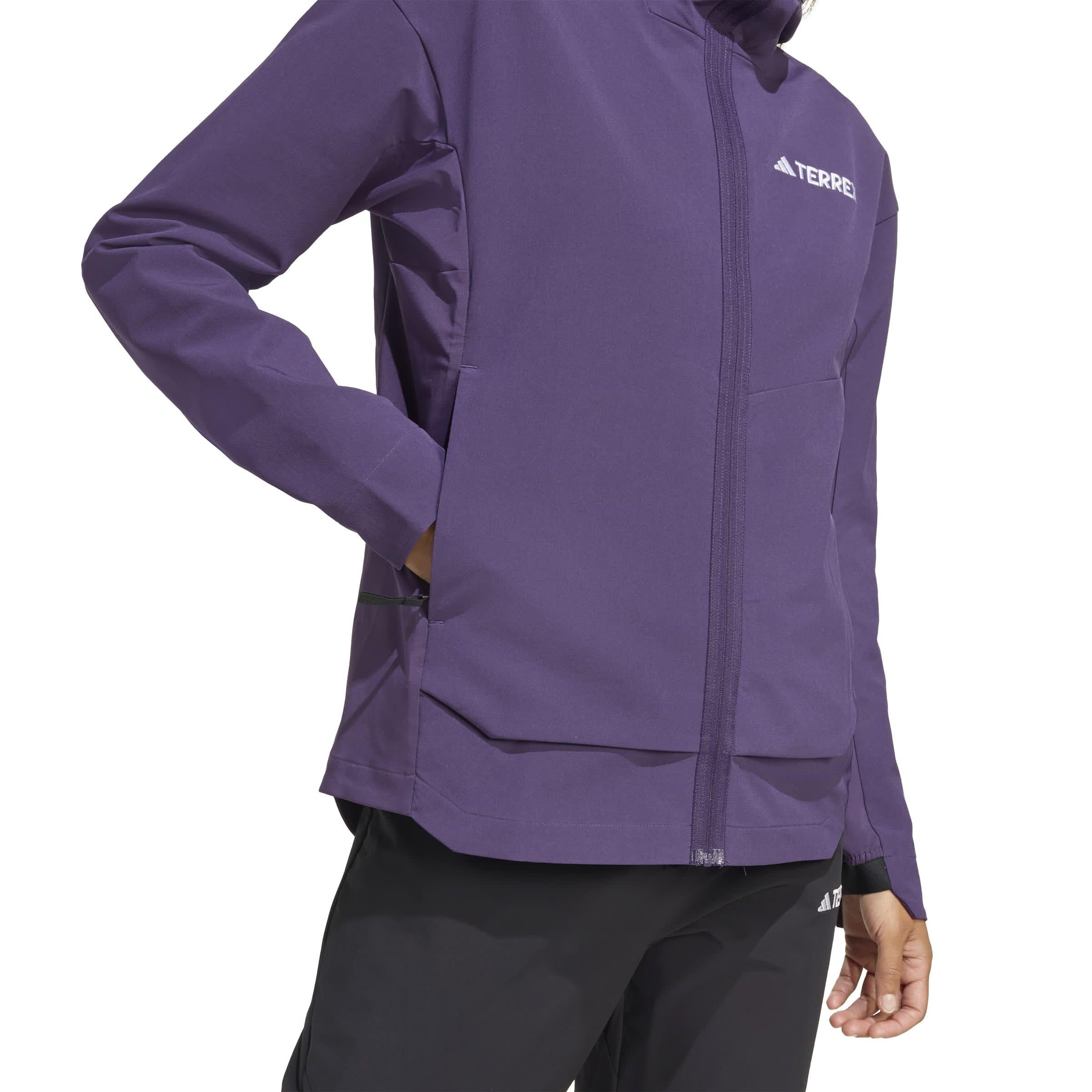 Pflaume - adidas - Terrex Multi Hiking Softshell Jacket - 5