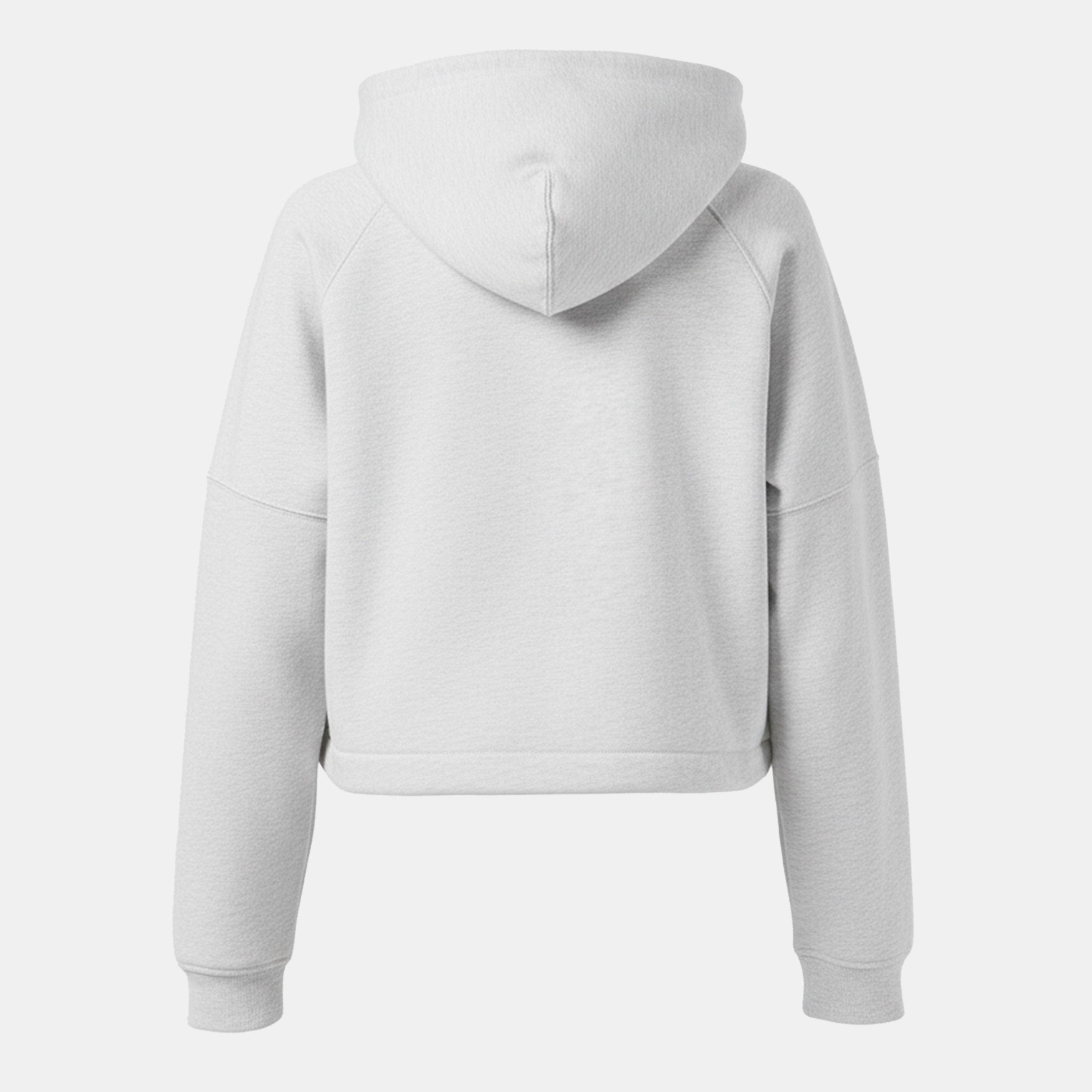 Lys Grå Melange - USA Pro - Oversized half Zip Fleece Top - 2