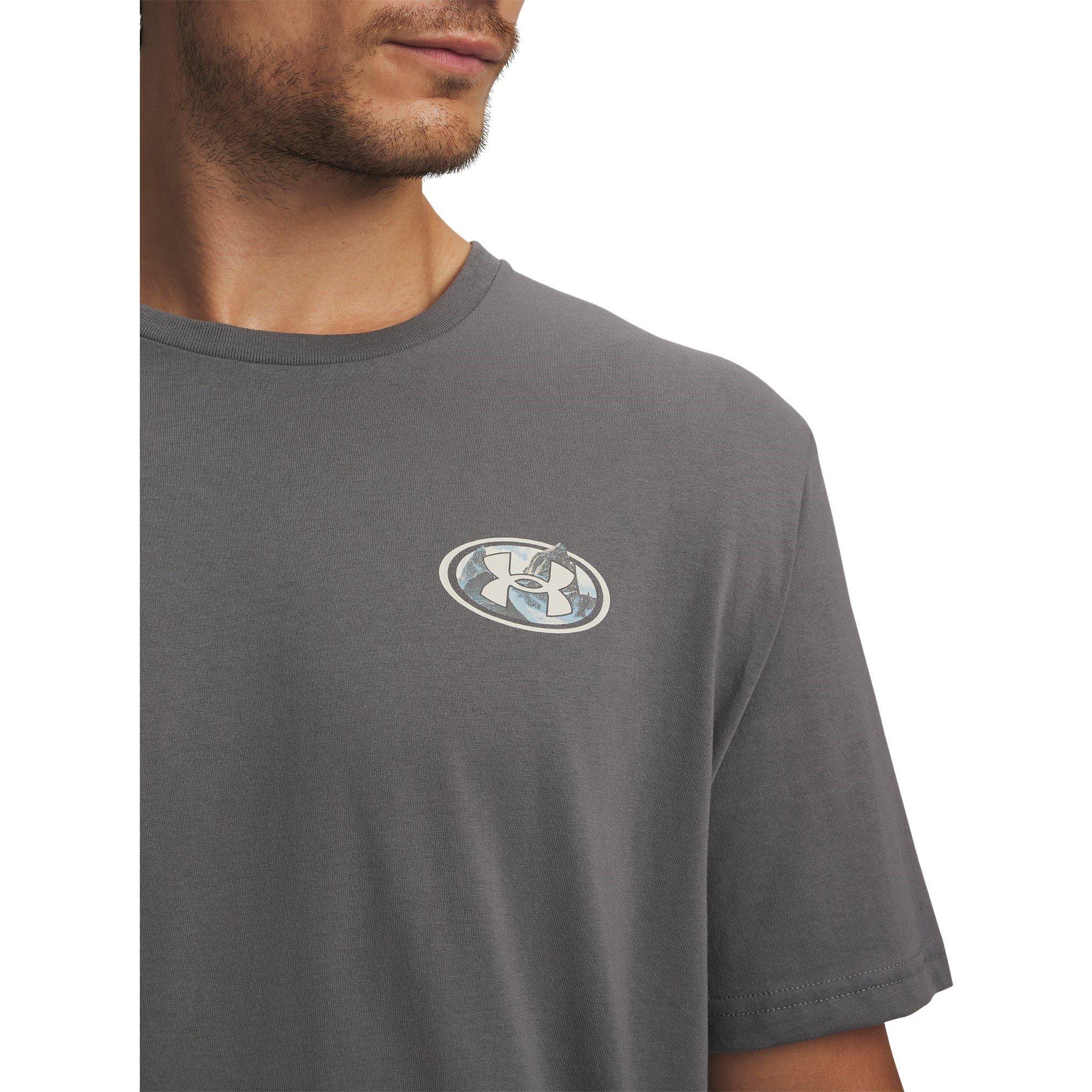 Green/White - Under Armour - Men's Mountain Short Sleeve Performance T-Shirt - 3