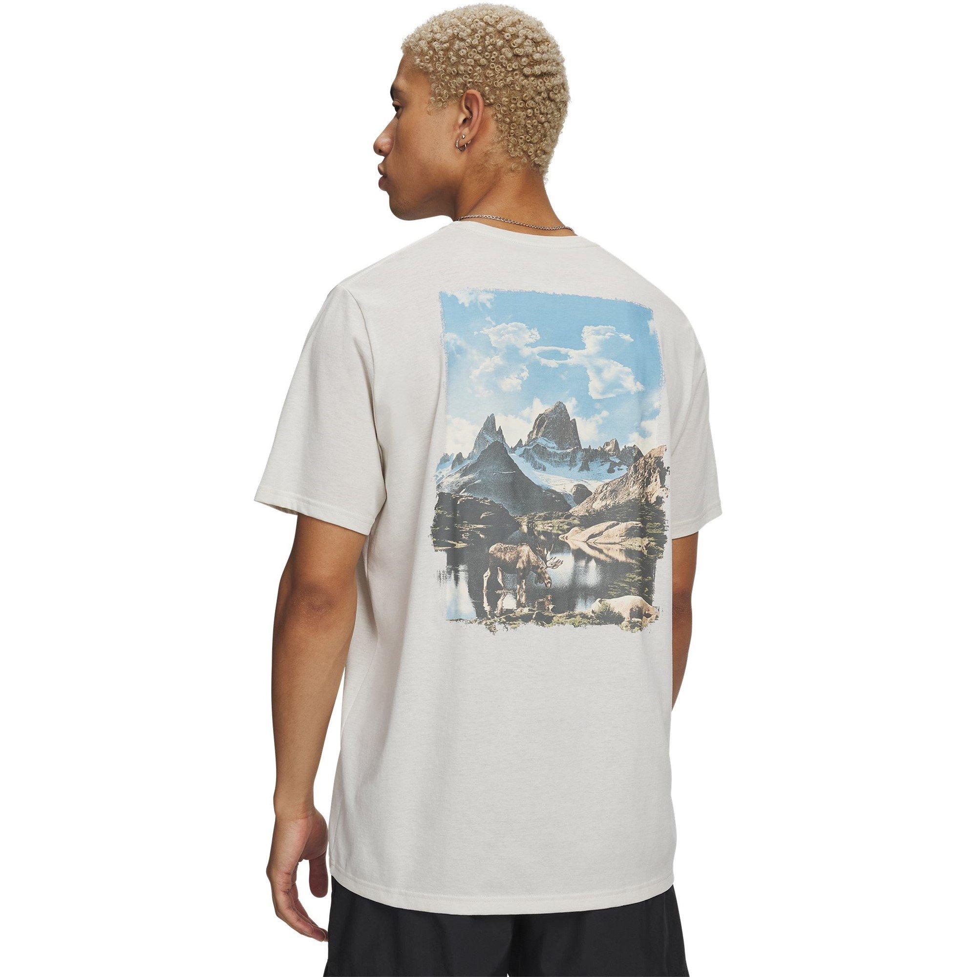 Stone/Green - Under Armour - Mountain Tee Sn63 - 2