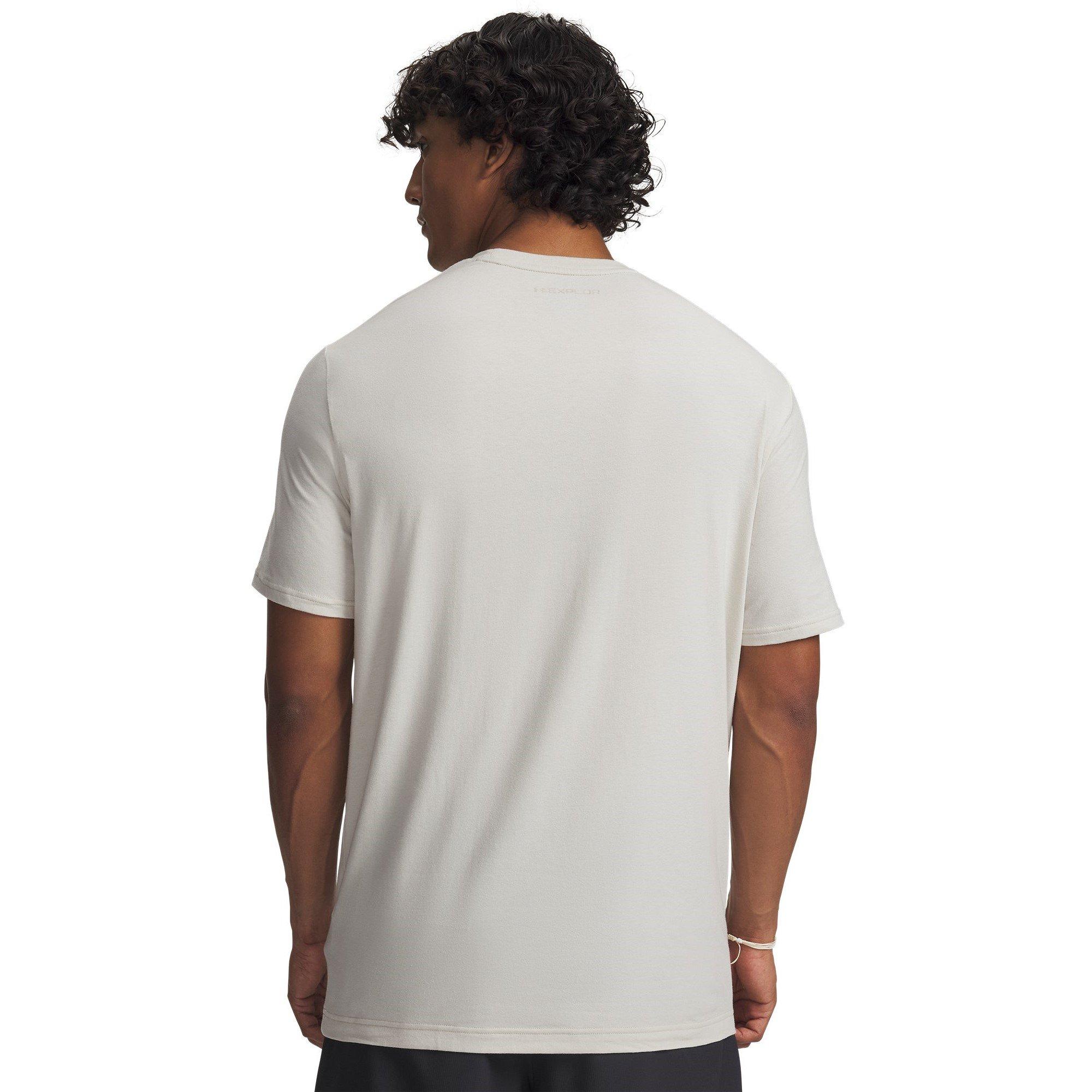 Bianco/Kaki - Under Armour - UA EXPLOR Graphic SS Sn63 - 2