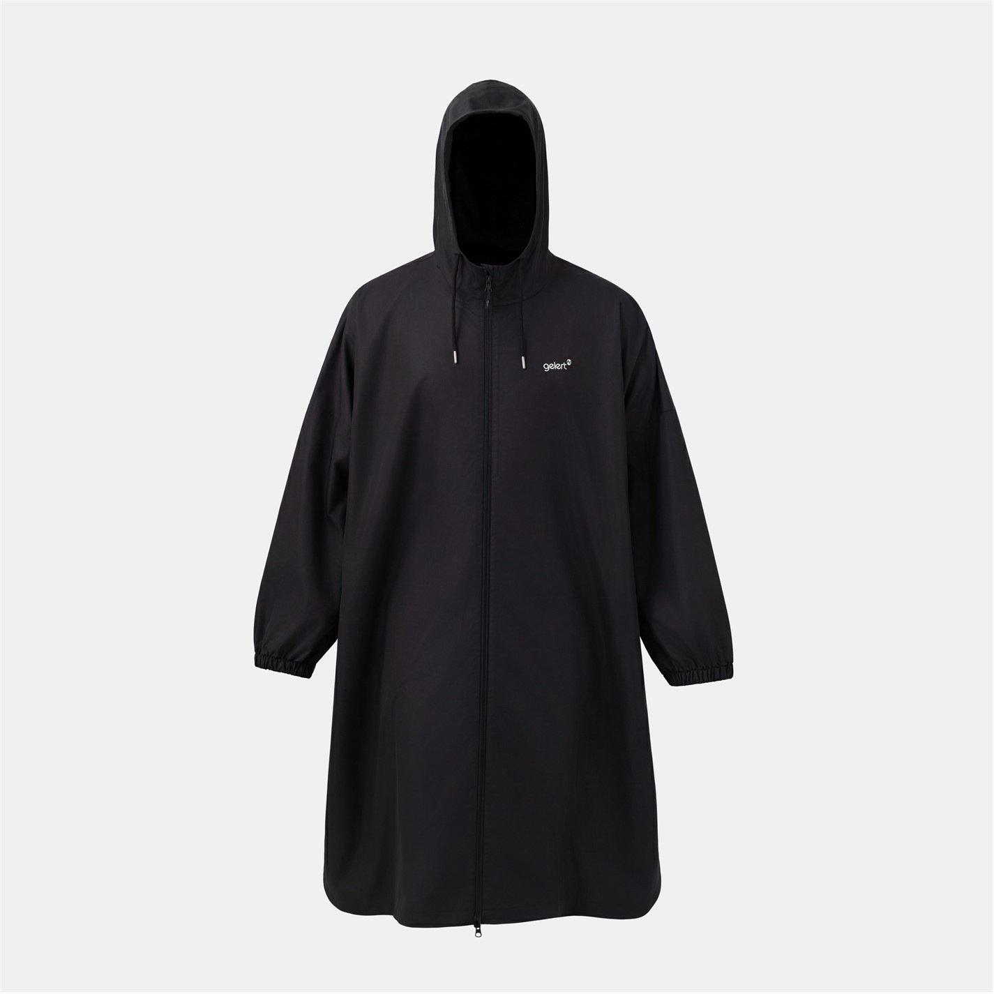 Black - Gelert - Women's Waterproof Oversized Jacket - 1