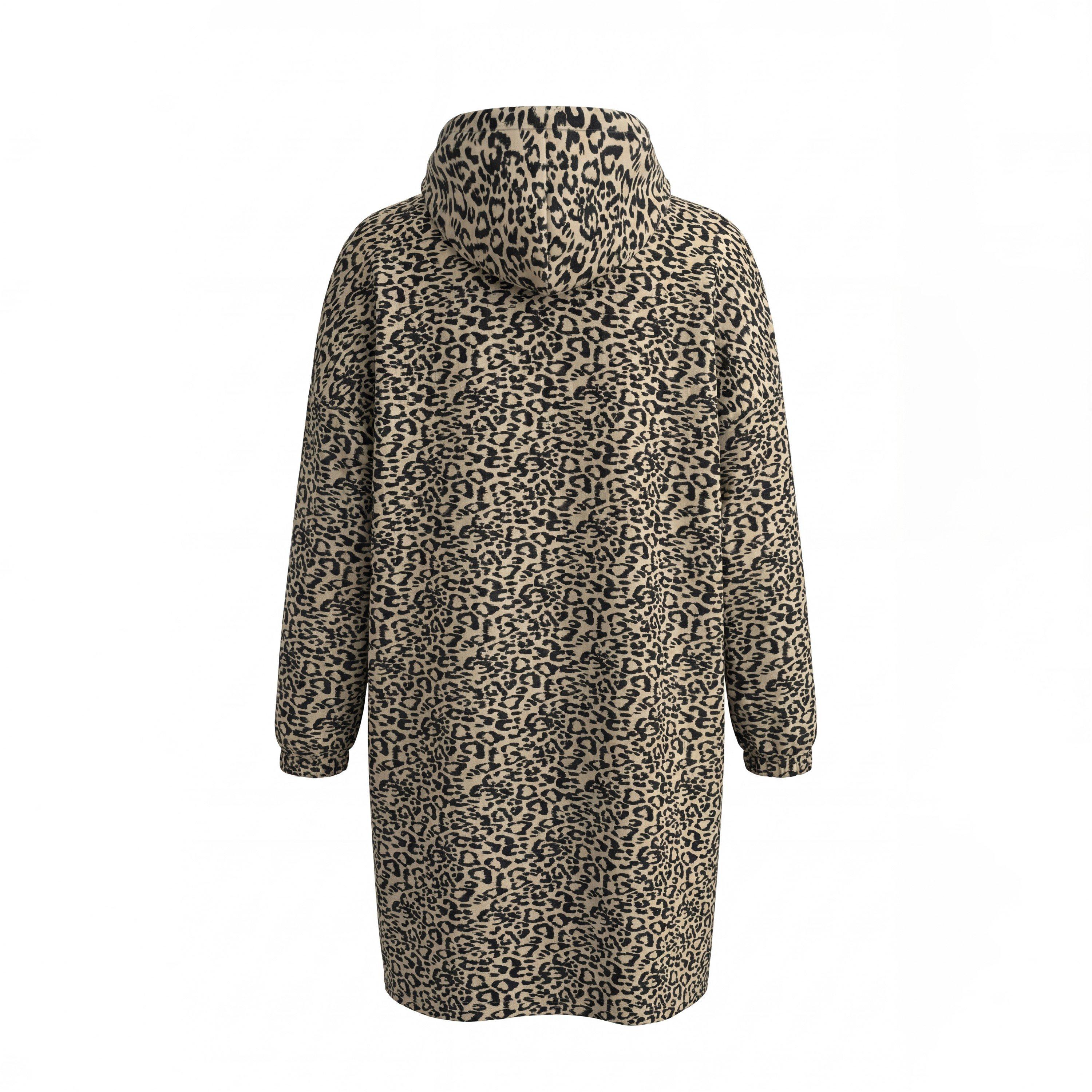 Leopard Print - Gelert - Women's Waterproof Oversized Jacket - 2