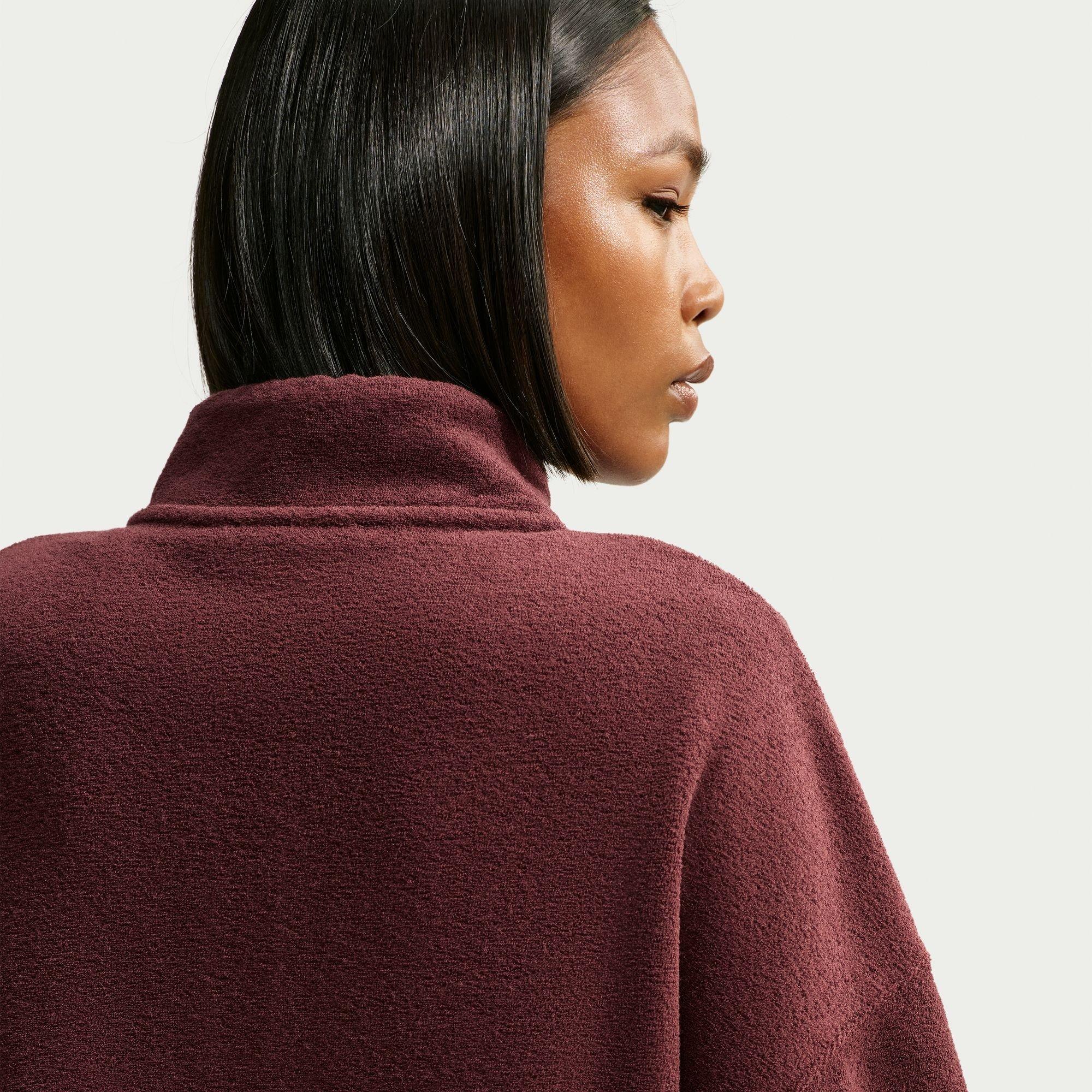 Burgundy - Nike - Nike Studio 1/4 Zip Ld64 - 2