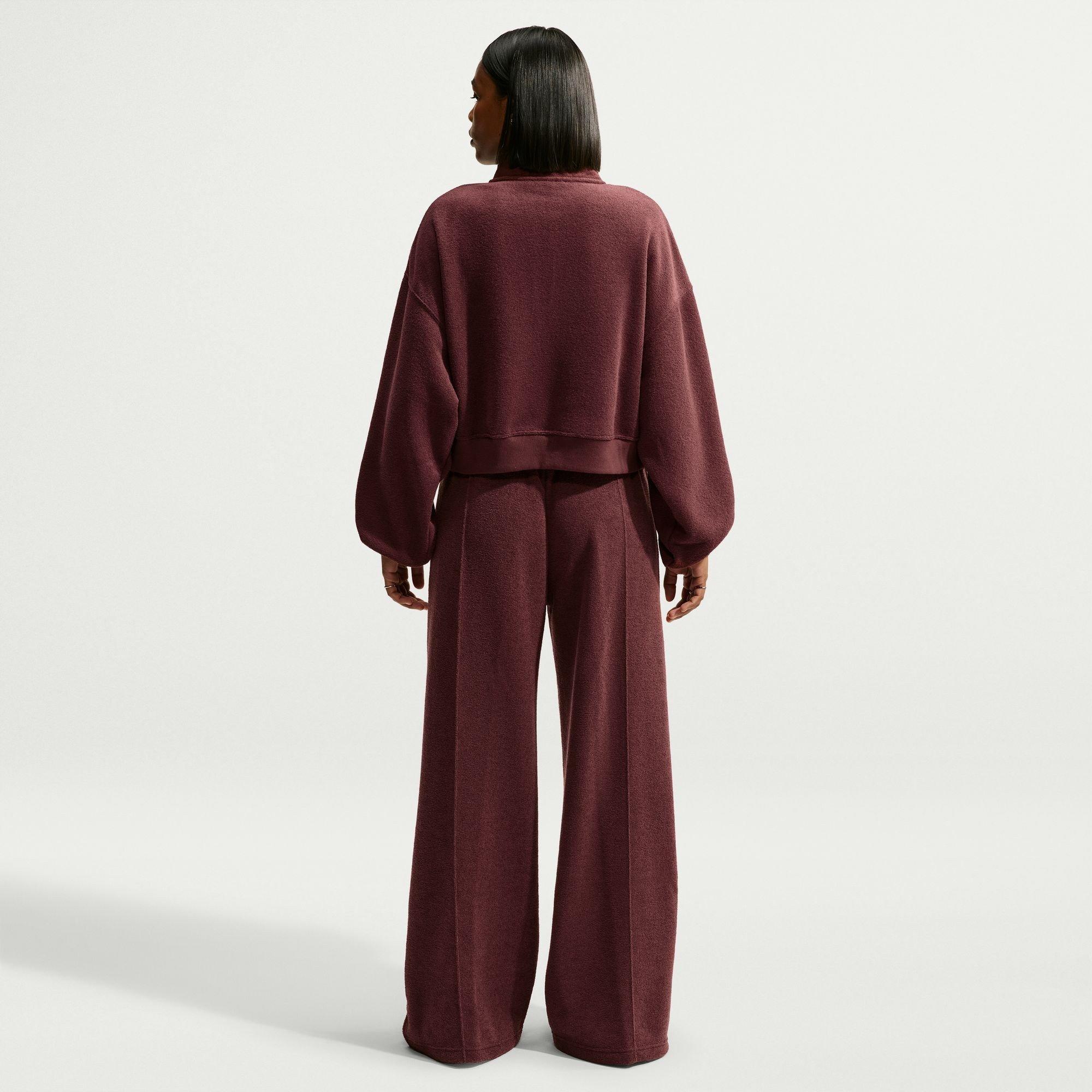 Burgundy - Nike - Nike Studio 1/4 Zip Ld64 - 6
