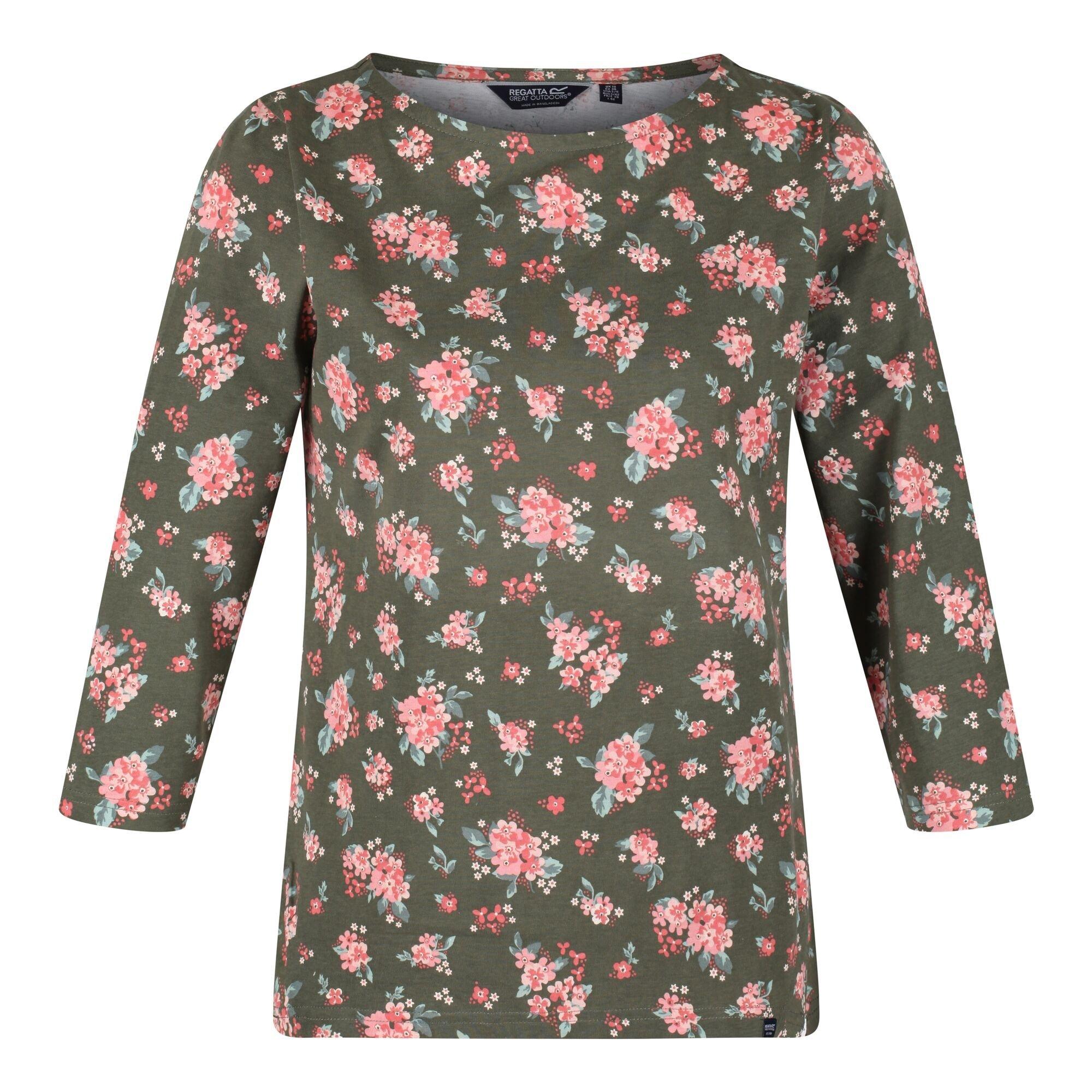 GrapLfFloral - Regatta - Women's Polina Long Sleeve Shirt - 4