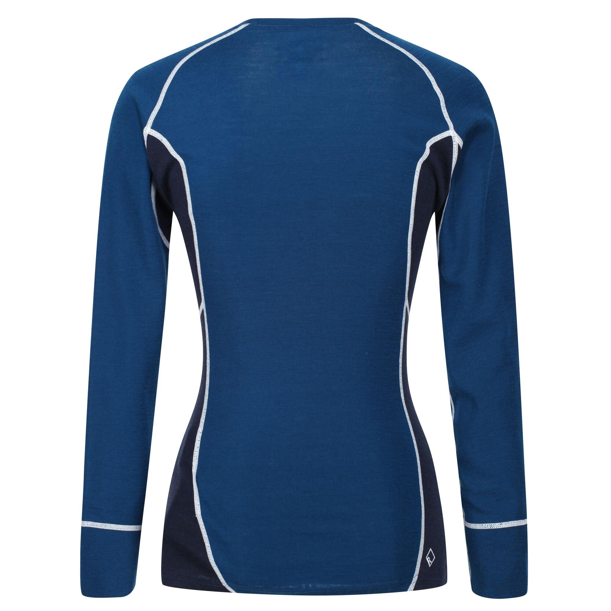 BlueOpal/Nvy - Regatta - Women's Beru Long-Sleeve Performance T-Shirt - 2