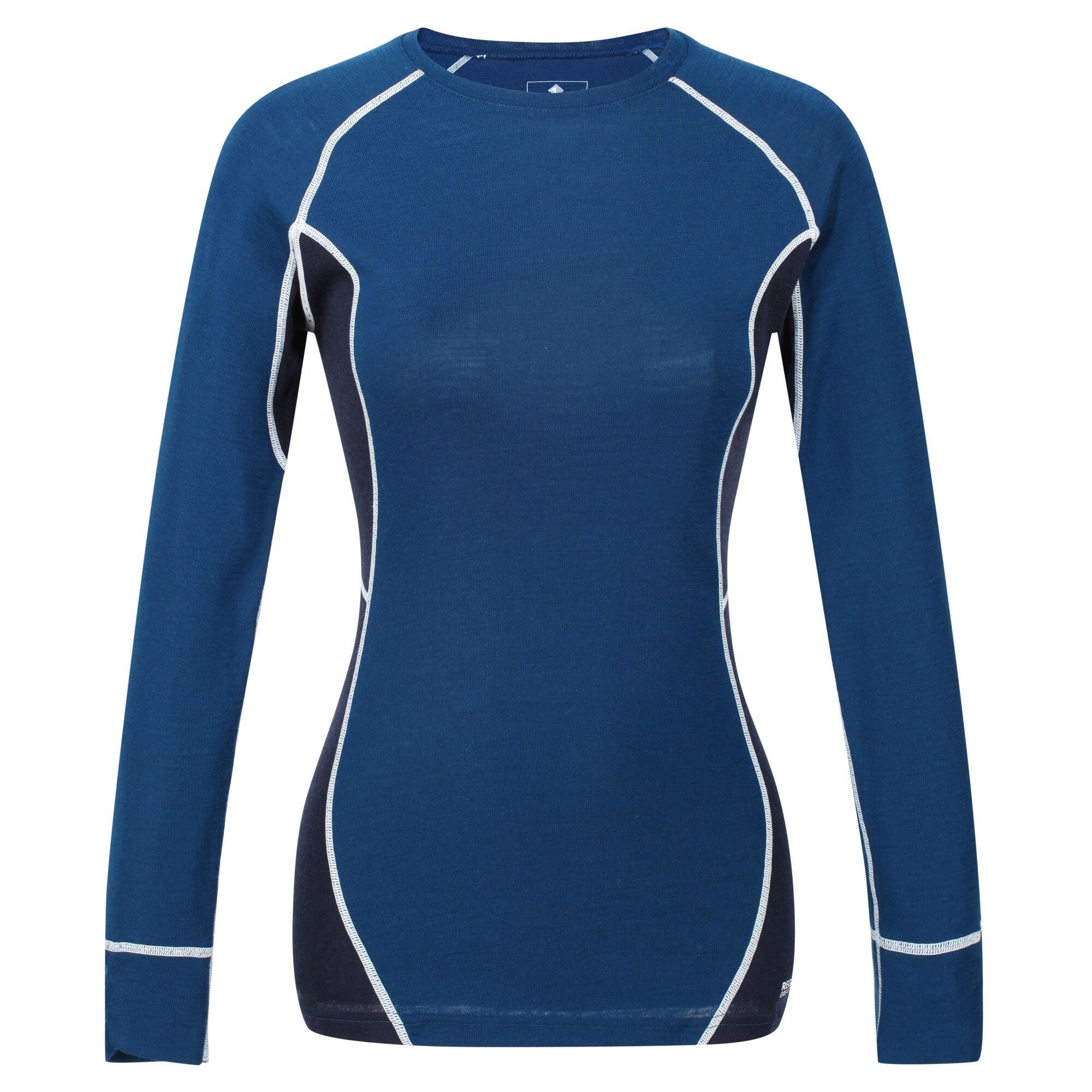 BlueOpal/Nvy - Regatta - Women's Beru Long-Sleeve Performance T-Shirt - 4