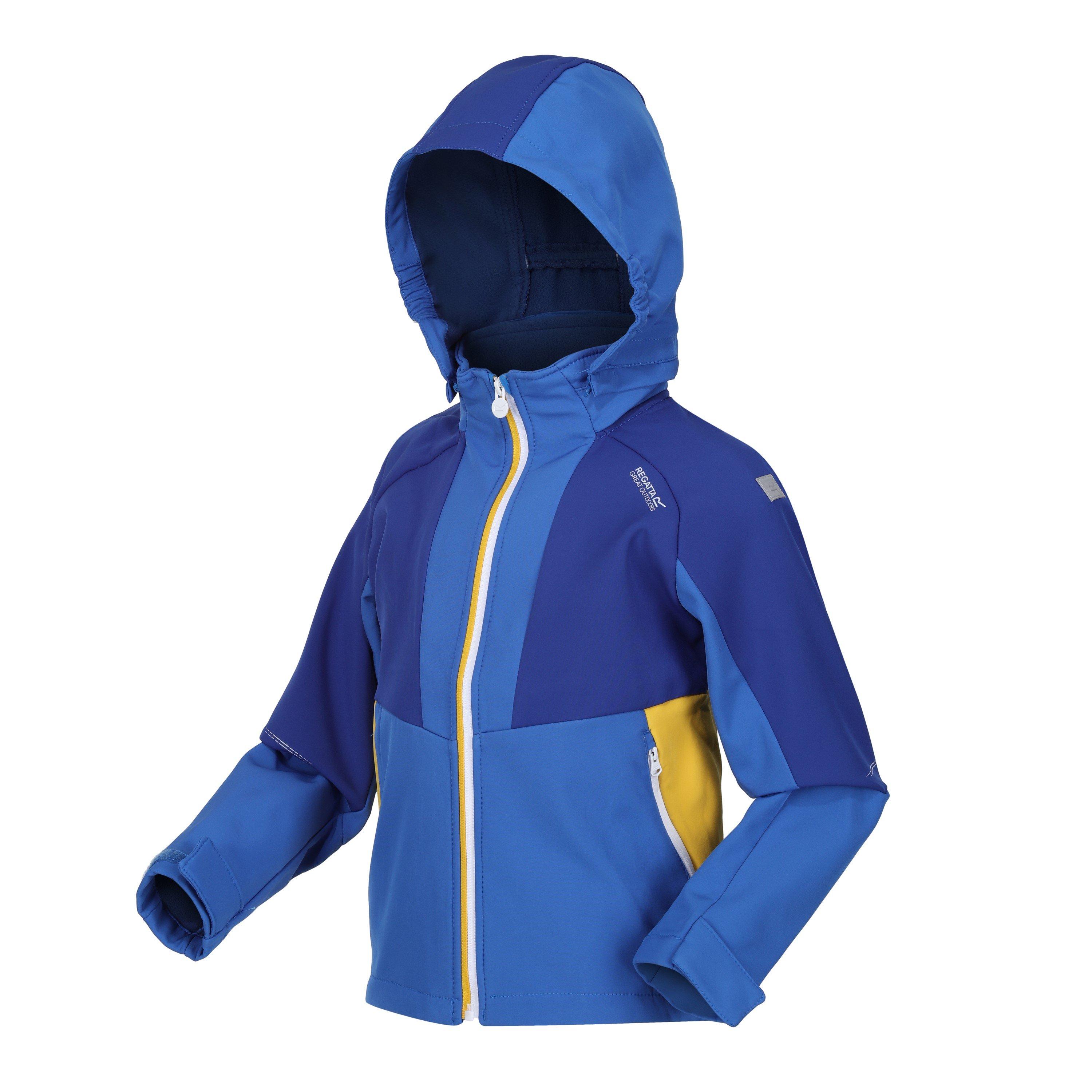 StrBlu/NwRoy - Regatta - Kids' Haydenbury Technical Weather Resistant Softshell Jacket - 3