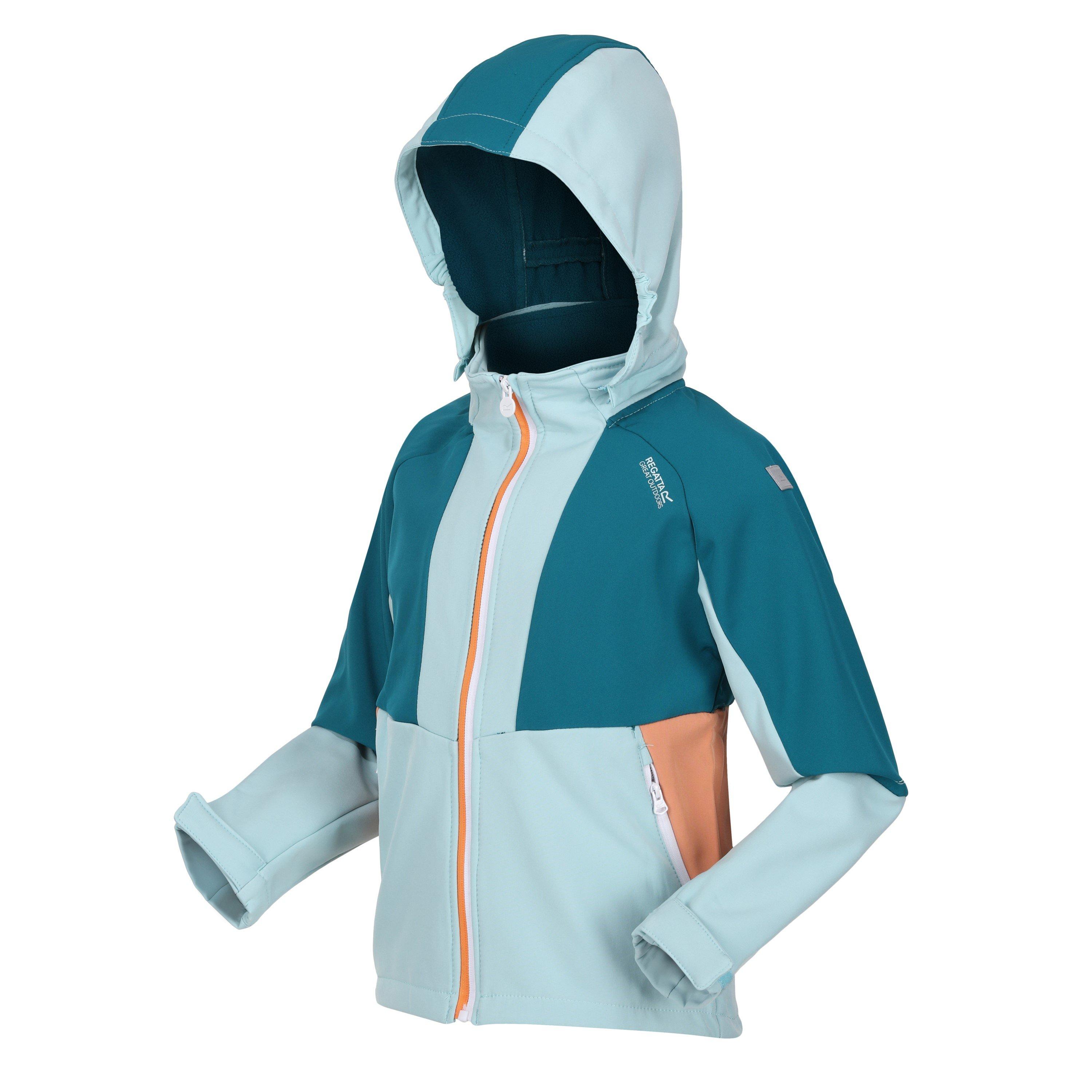 SeaHze/Glfst - Regatta - Kids' Haydenbury Softshell Jacket - 3