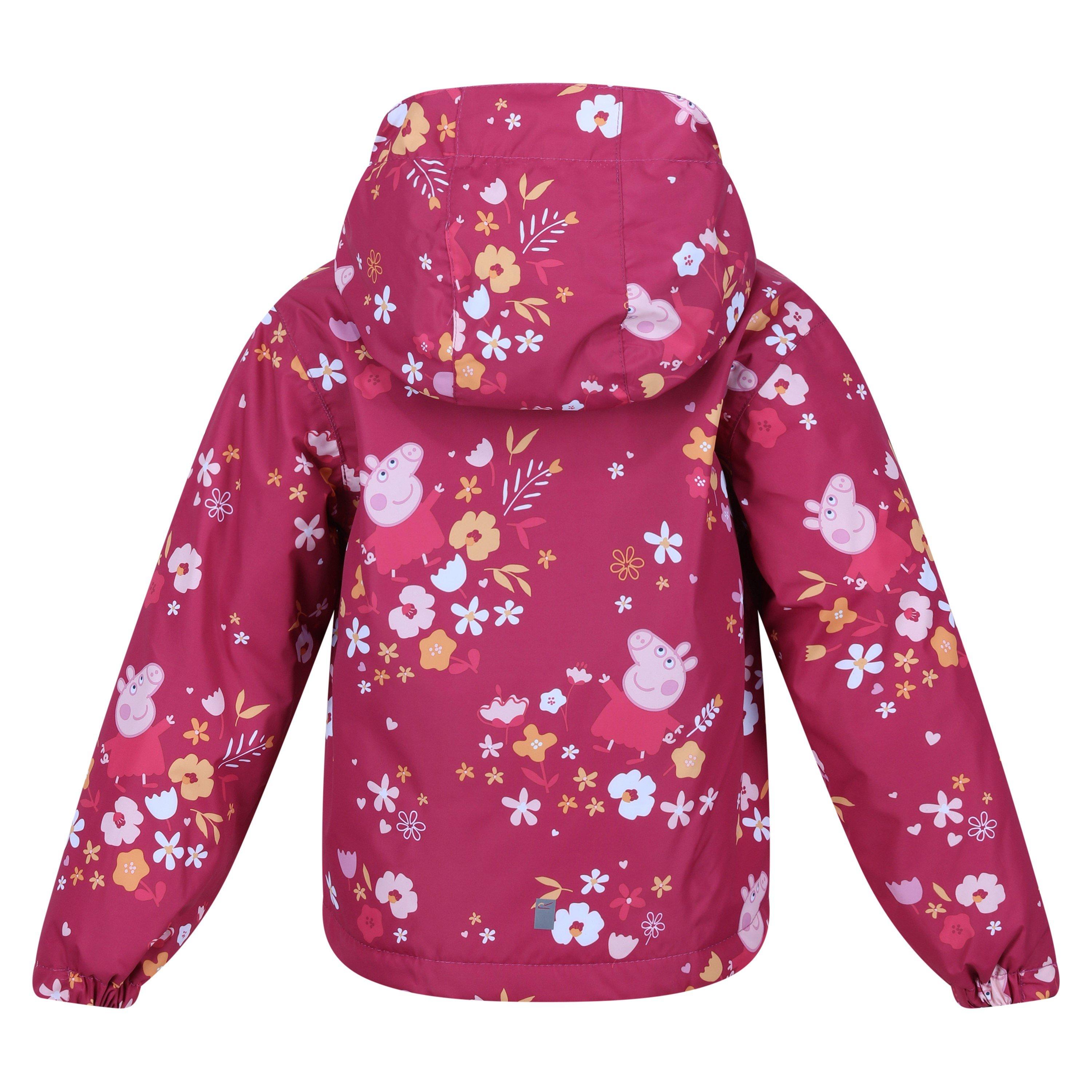 Pink/Autumn - Regatta - Kids' Peppa Softshell Jacket - 2