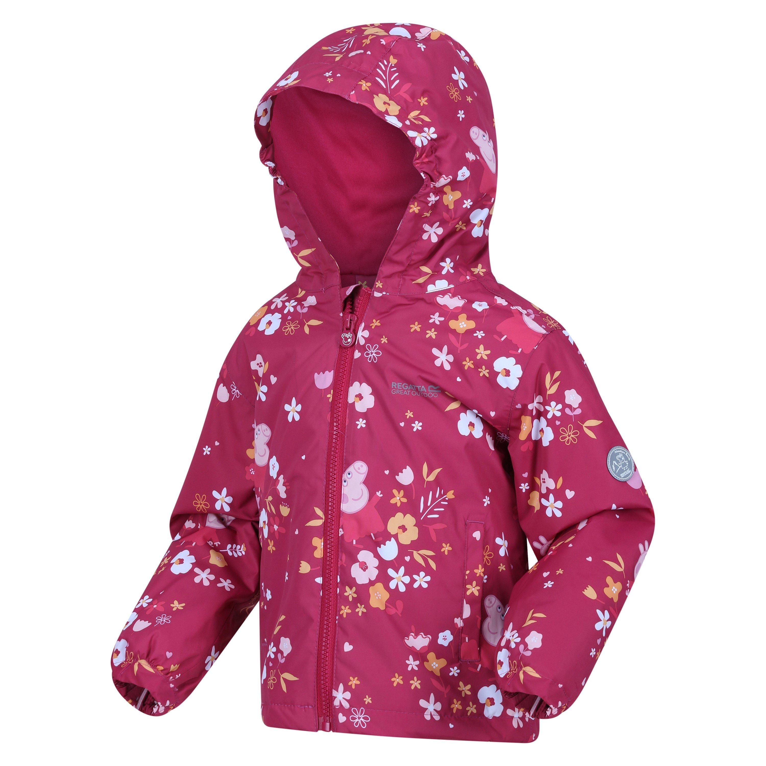 Pink/Autumn - Regatta - Kids' Peppa Softshell Jacket - 3