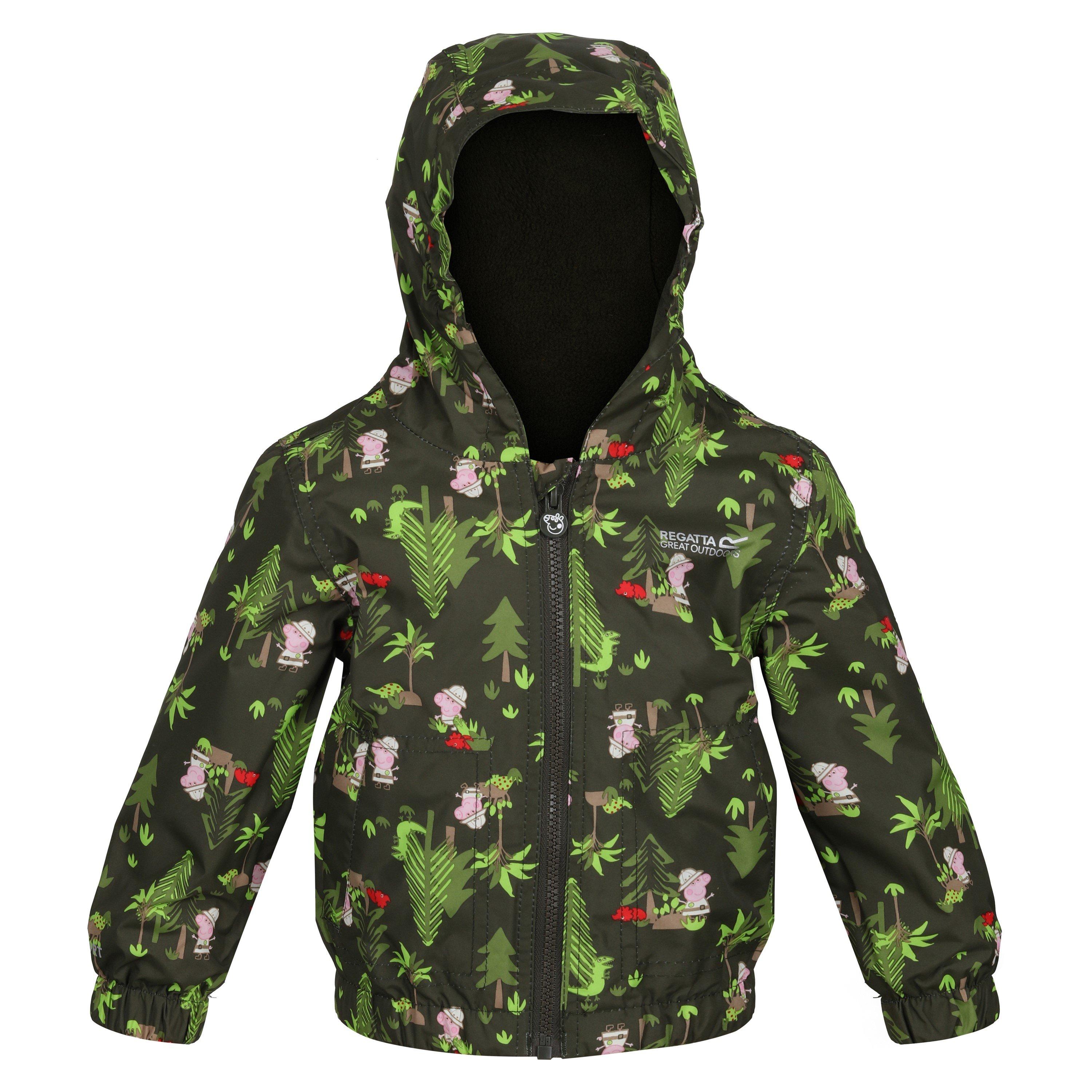 Regatta  Infant Kids' Peppa Softshell Jacket - Dark Khaki - 3-4 Yrs