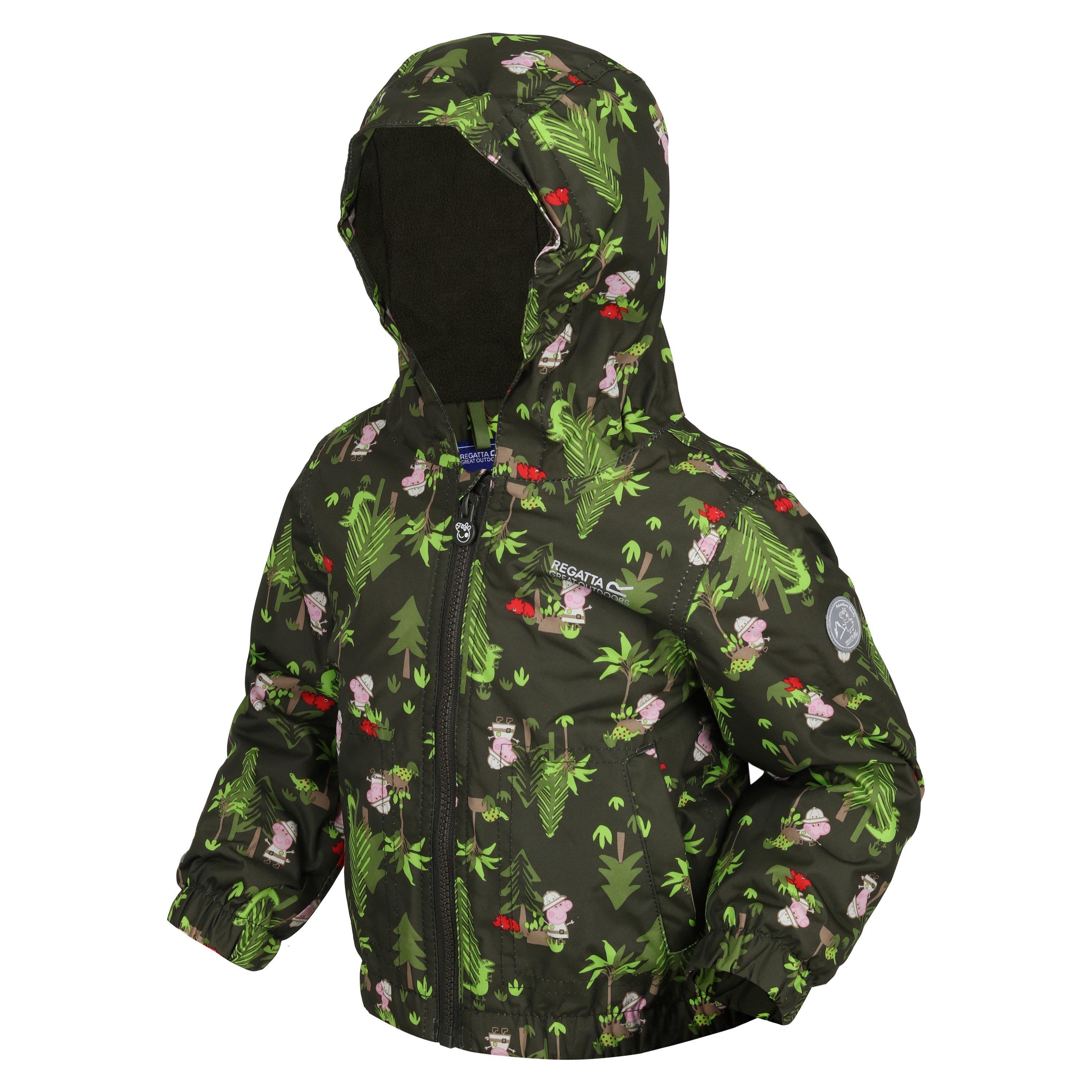 Dark Khaki - Regatta - Kids' Peppa Softshell Jacket - 3