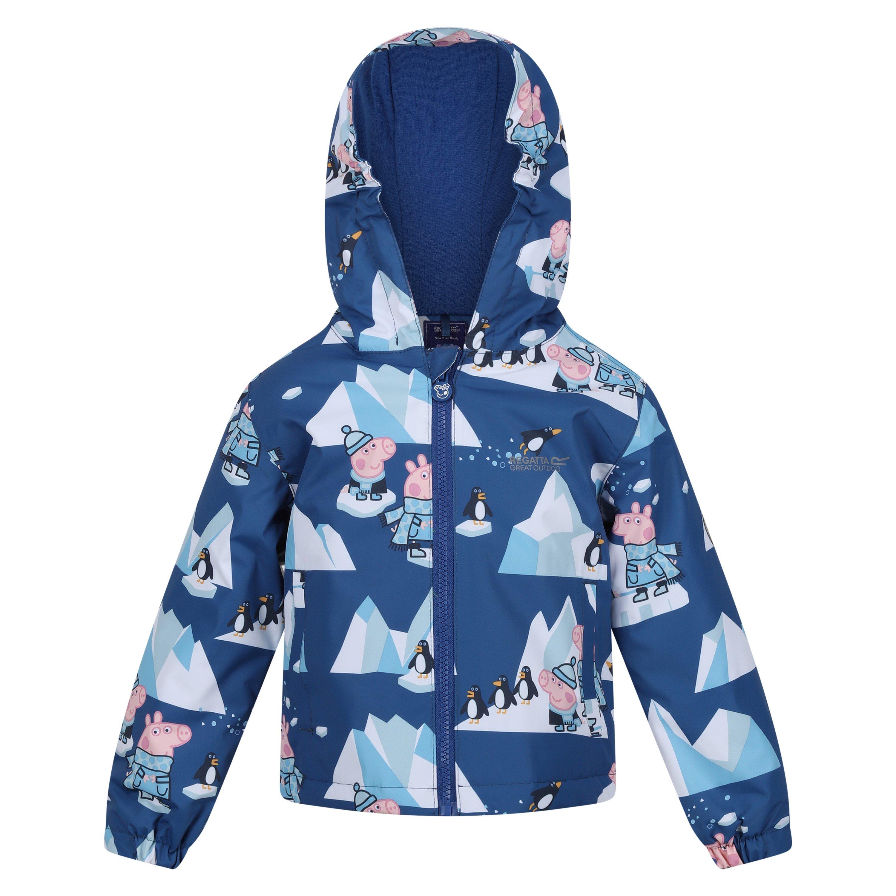 Regatta  Infant Kids' Peppa Softshell Jacket - Blue/Arctic - 2-3 Yrs