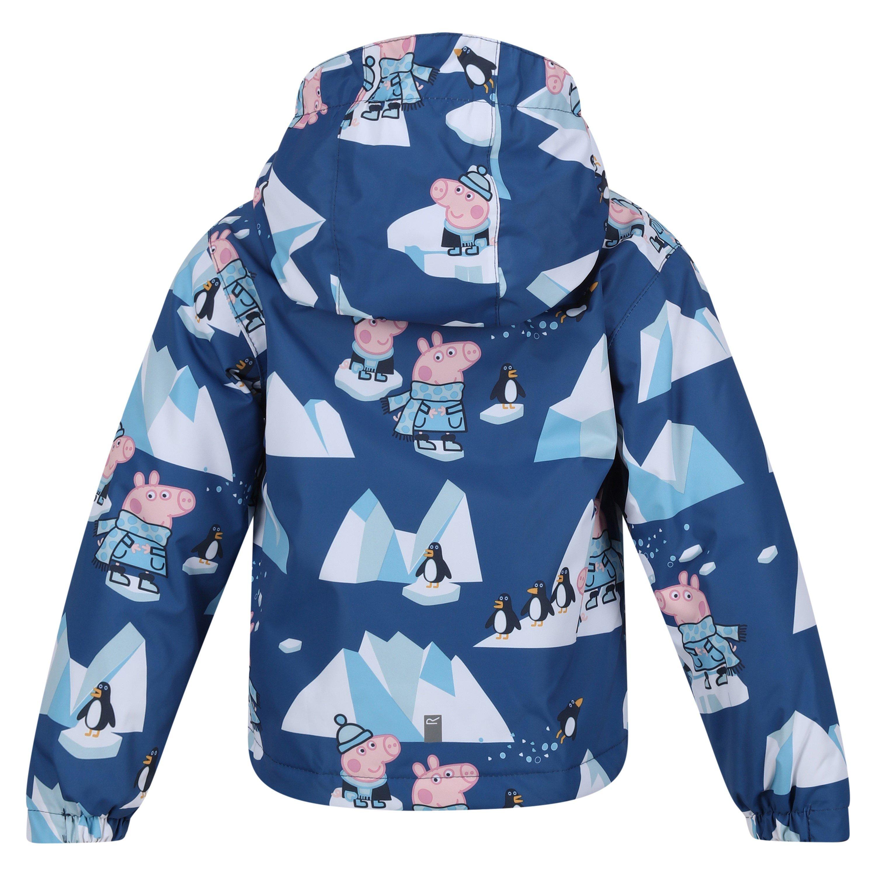 Bleu/Arctique - Regatta - Kids' Peppa Softshell Jacket - 2