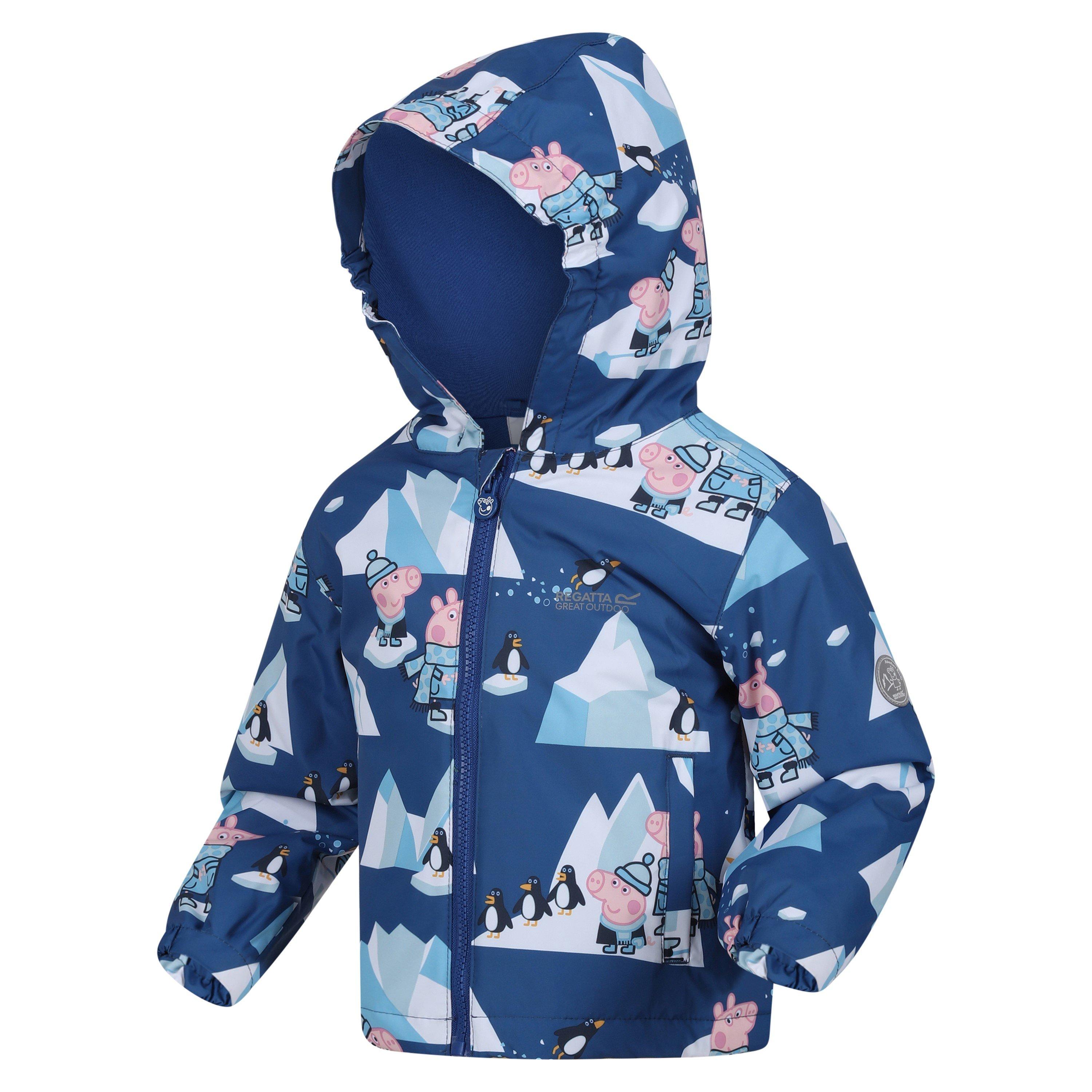 Bleu/Arctique - Regatta - Kids' Peppa Softshell Jacket - 3