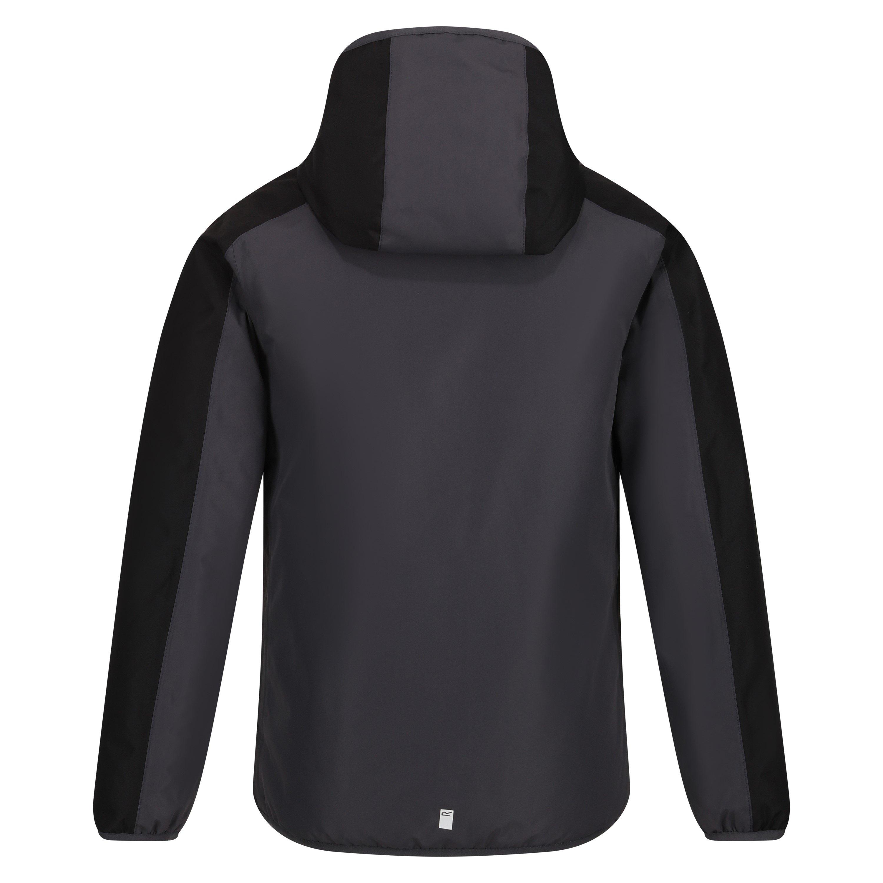Sort/DkGrå - Regatta - Kids' Volcanics Softshell Jacket - 2