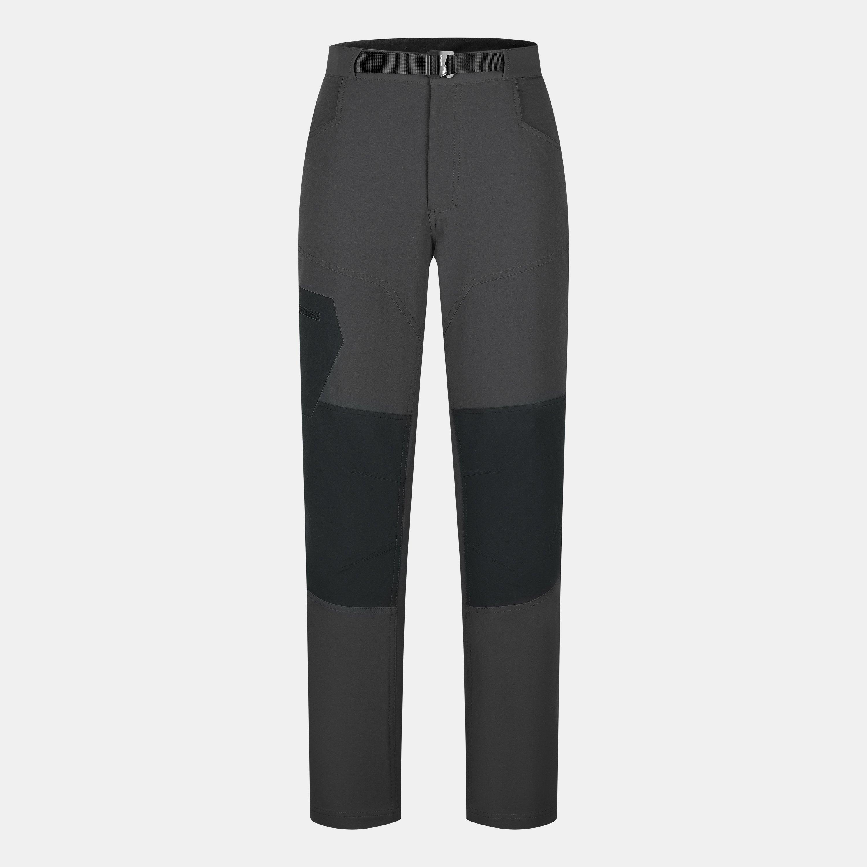 Grey/Black - Karrimor - Mens Water Resistant Zipped Cuffs Winter Walking Trousers - 1