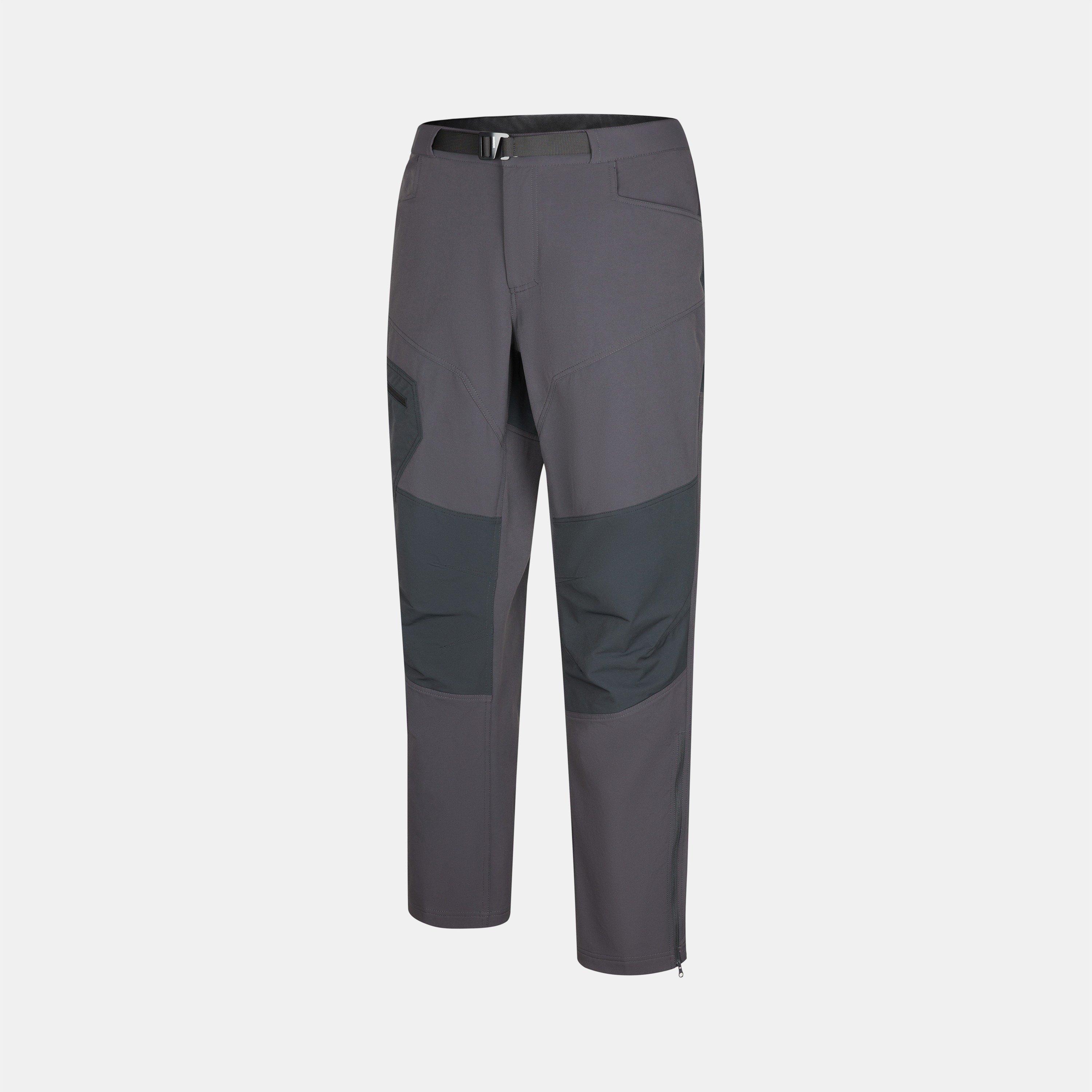 Grey/Black - Karrimor - Mens Water Resistant Zipped Cuffs Winter Walking Trousers - 3