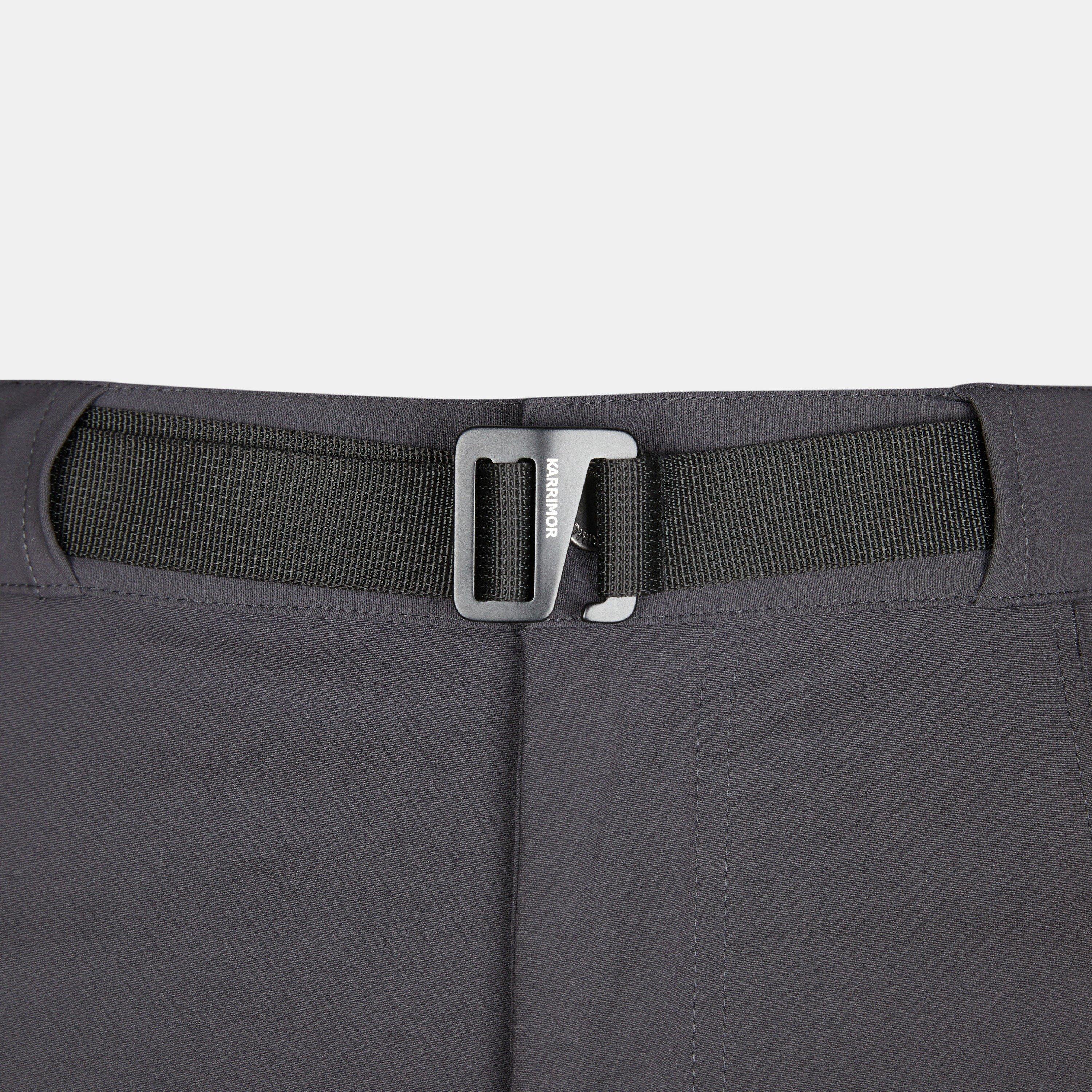 Grey/Black - Karrimor - Mens Water Resistant Zipped Cuffs Winter Walking Trousers - 4