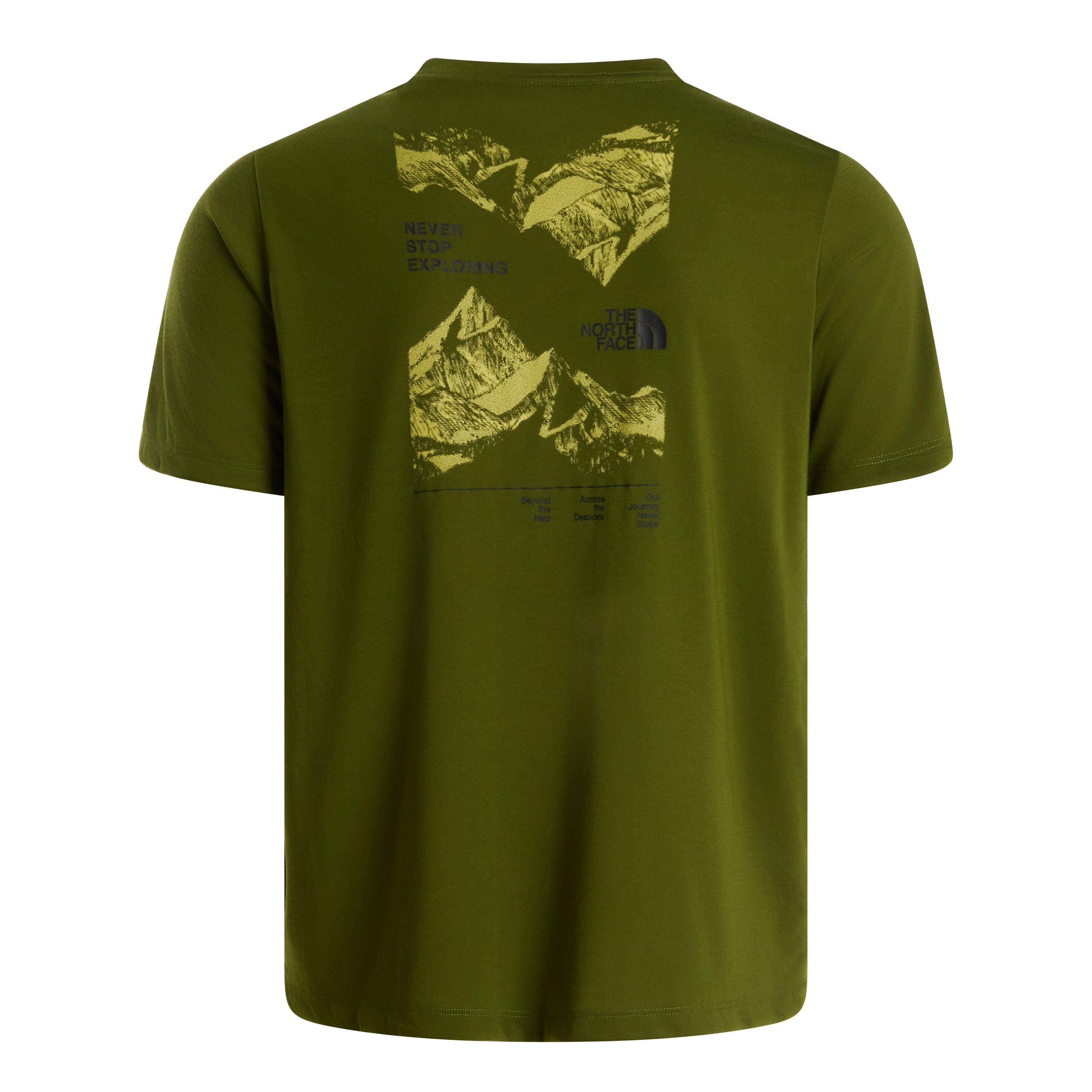 The North Face Men's Tnf Foundation Tee - Woodland Green - Large