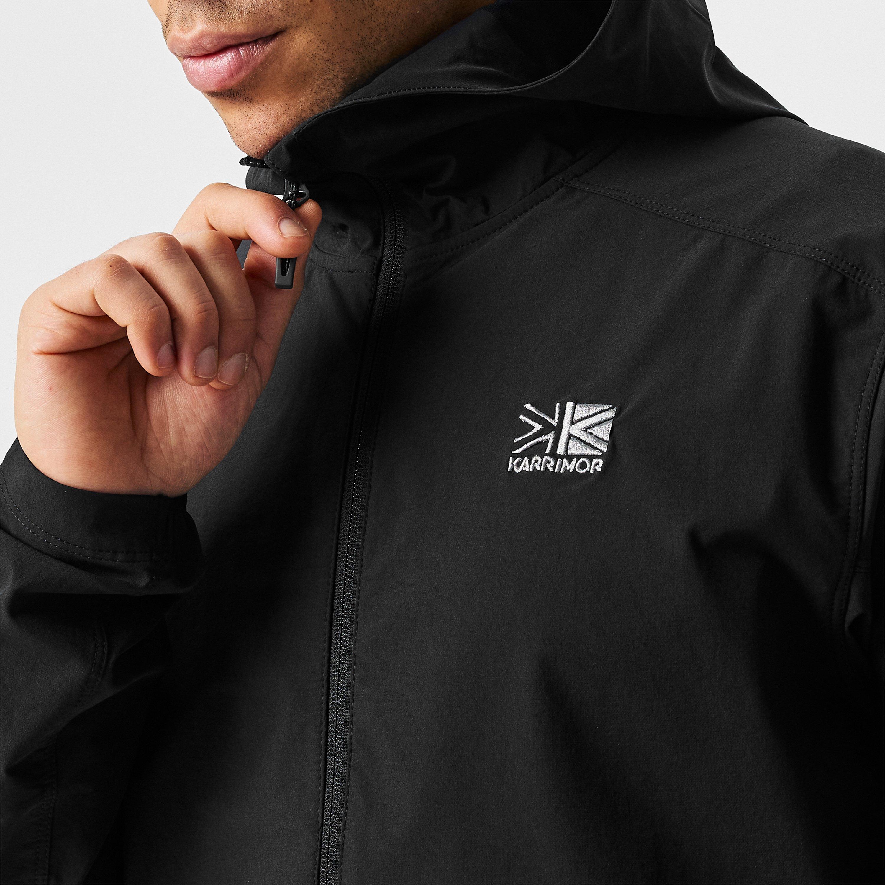 Crna - Karrimor - Cheetah Water and Wind Resistant Hooded Softshell Jacket - 5