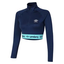 Umbro Cropped quarter Zip Top Womens