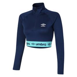 Umbro CroppedquarterZip Top Womens