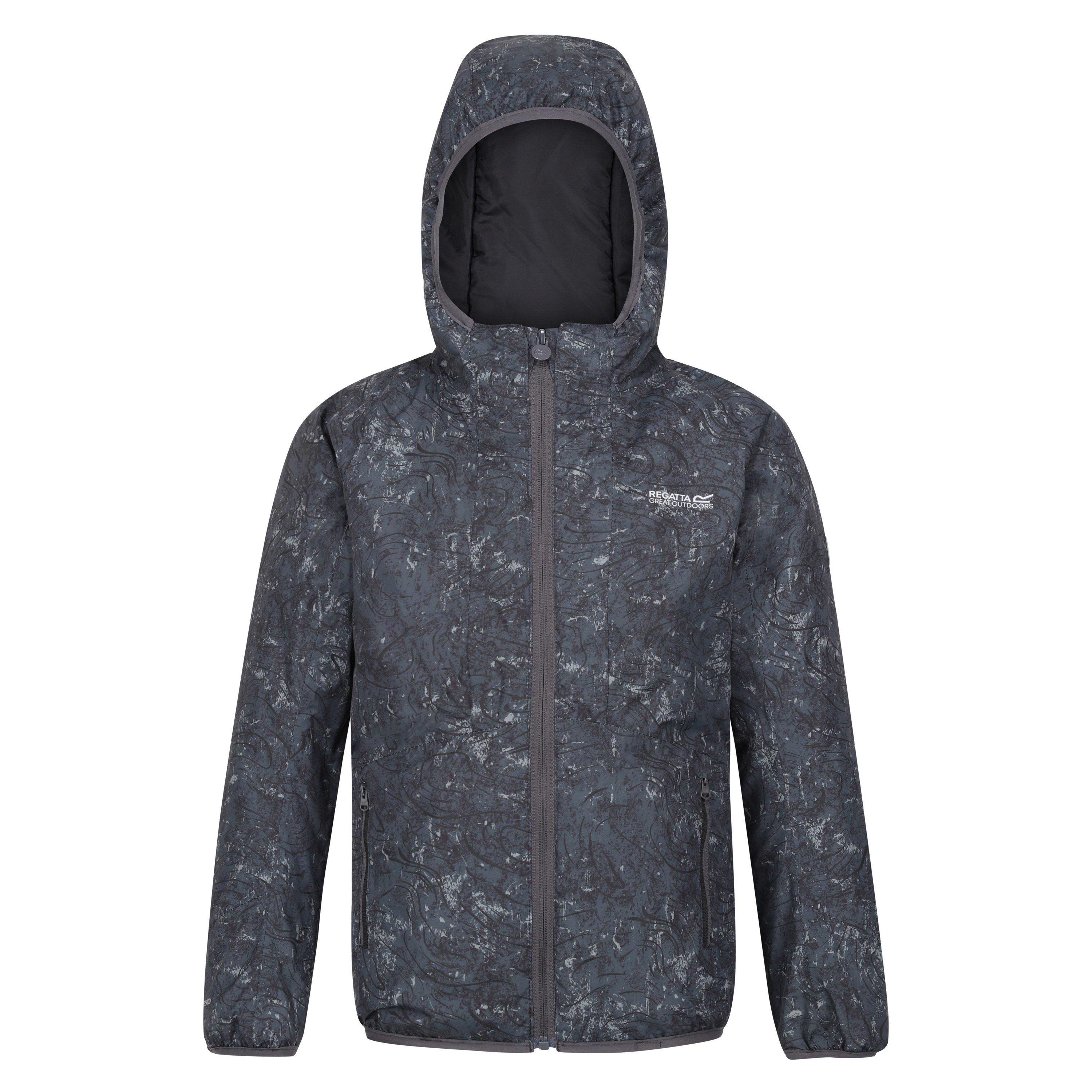 SlGryTrnPrnt - Regatta - Unisex Kids' Volcanic Weather-Resistant Softshell Jacket - 1