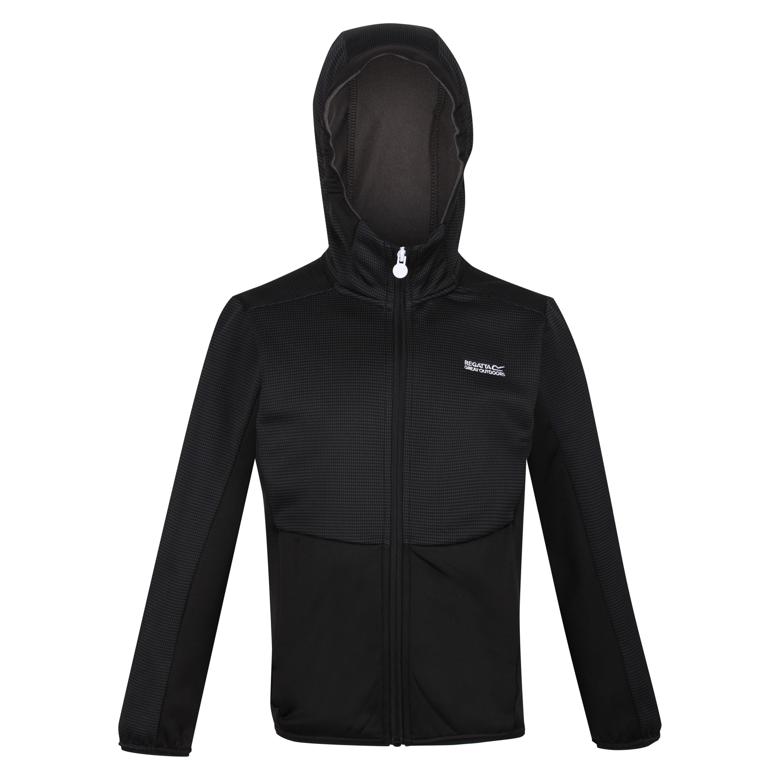 Black - Regatta - Full Zip Fleece Fabric - 1
